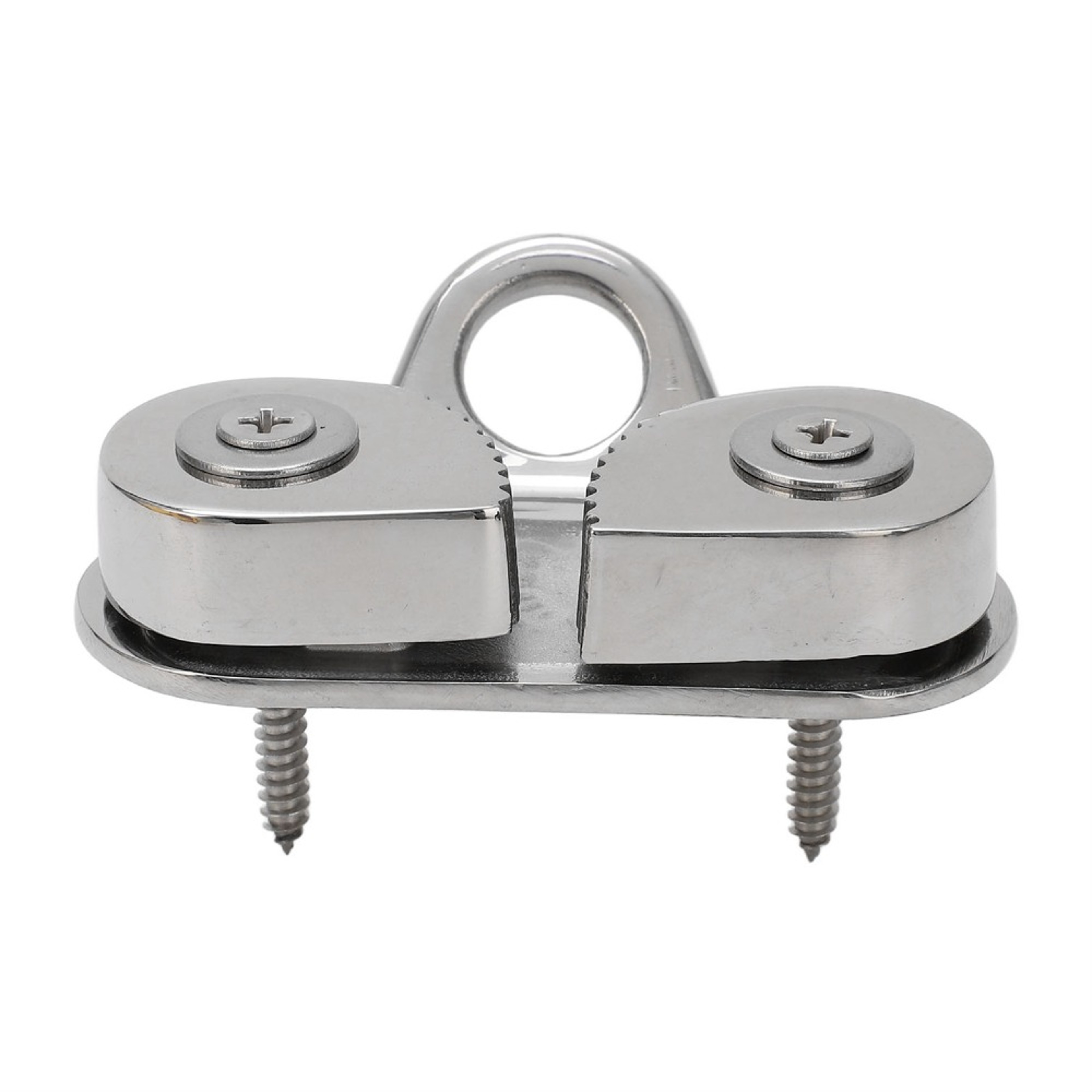 Rope Cleat Fairlead Ring for Boat Use, Rustproof Stainless Steel Cam Cleat Design – view 4
