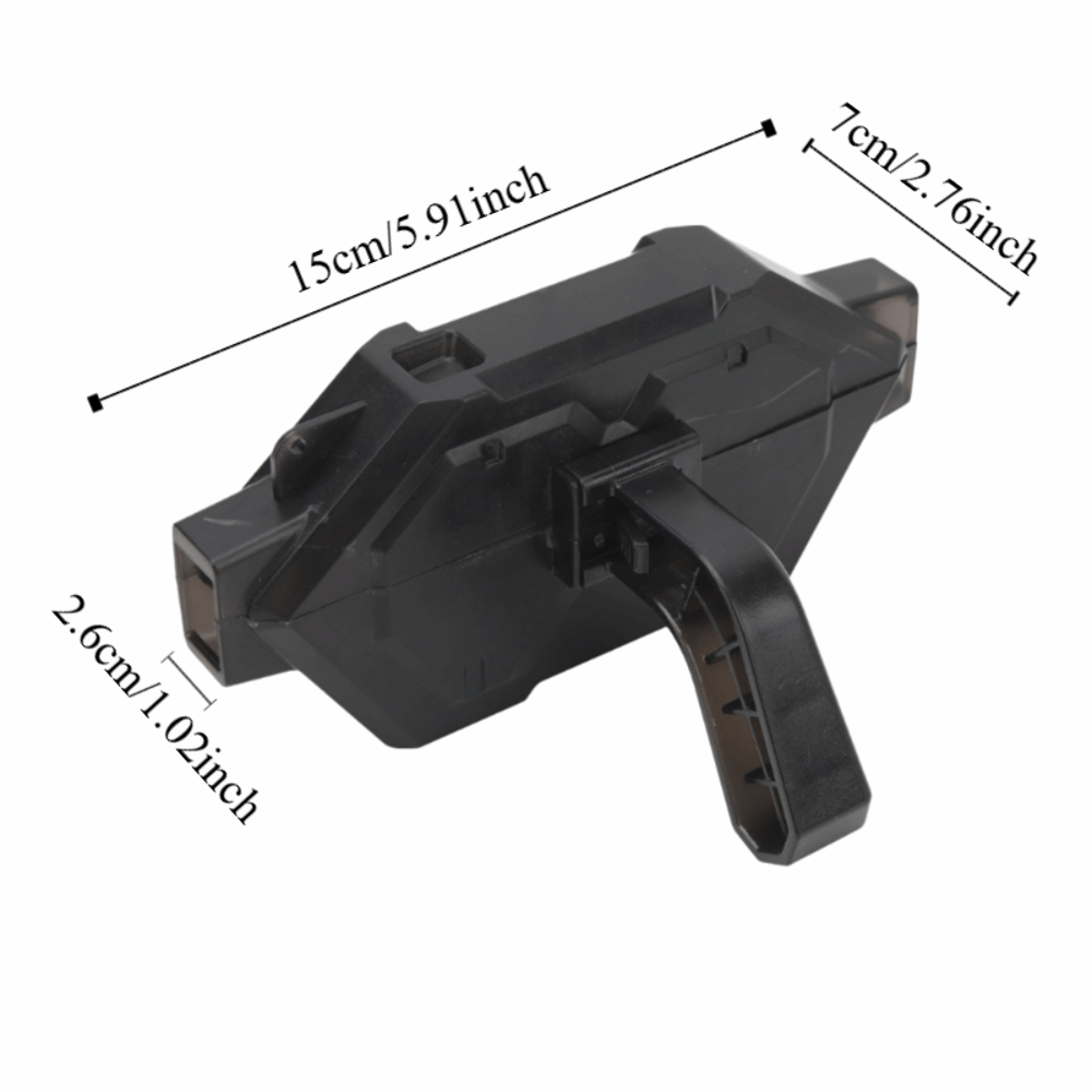 Black Bike Chain Cleaner, Durable ABS Chain Scrubber for Cycling, Mountain Bike Chain Cleaning Tool – view 5