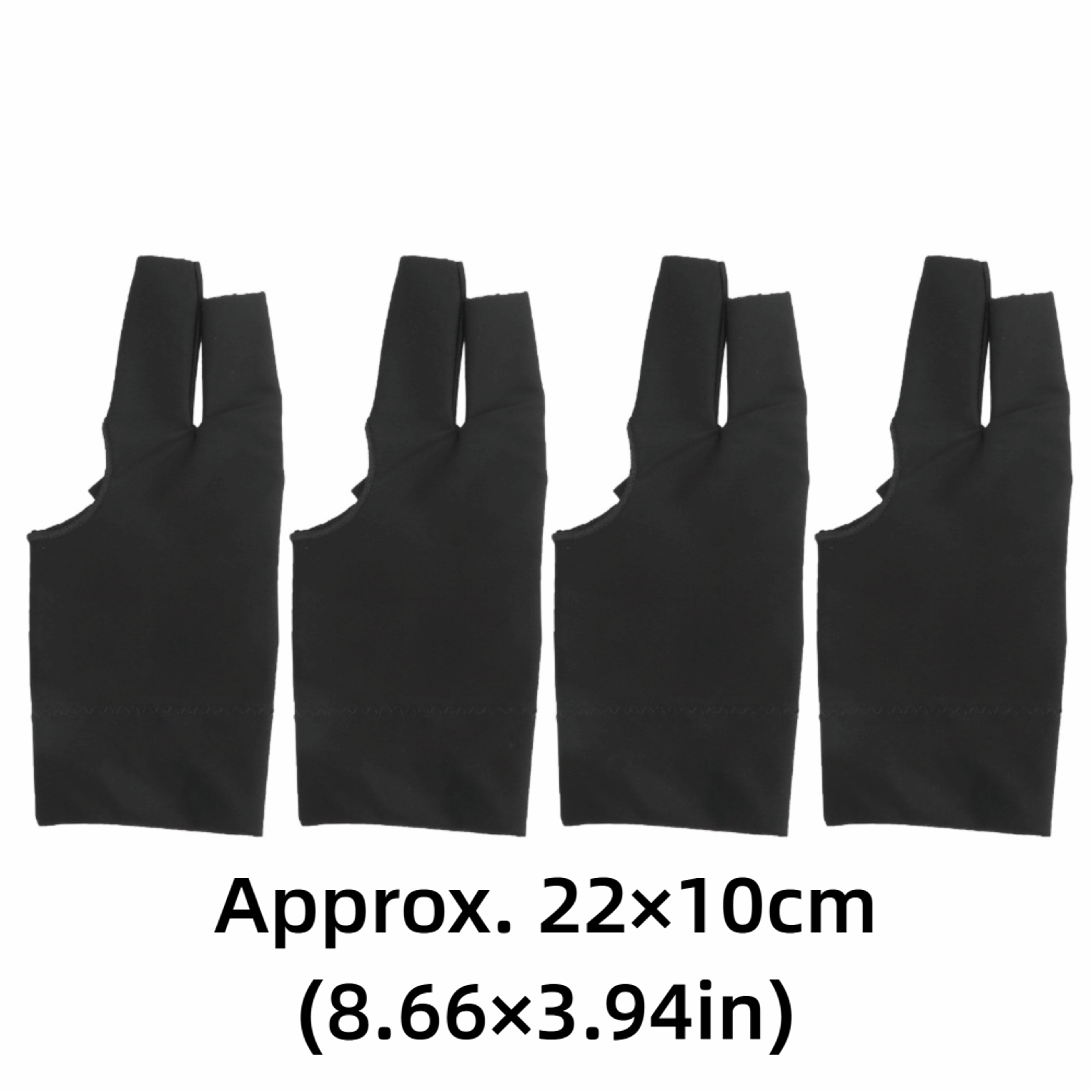 Billiard Accessories Cue Glove, Spandex Elastic Three Finger Glove for Snooker – view 6