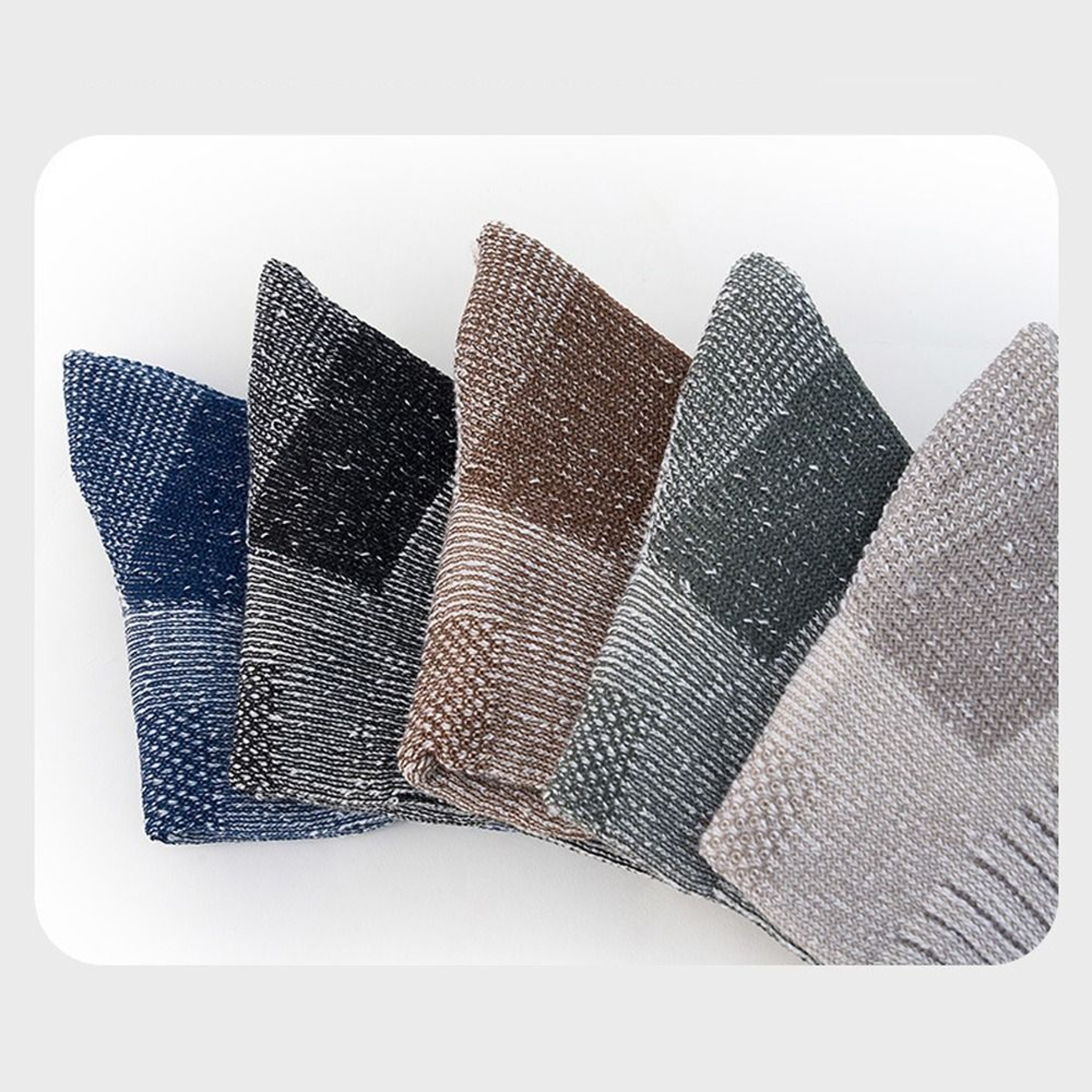 Breathable Winter Warm Socks for Men, Fuzzy Merino Wool Thickened Anti-Odor Mountaineering Walk Socks – view 3
