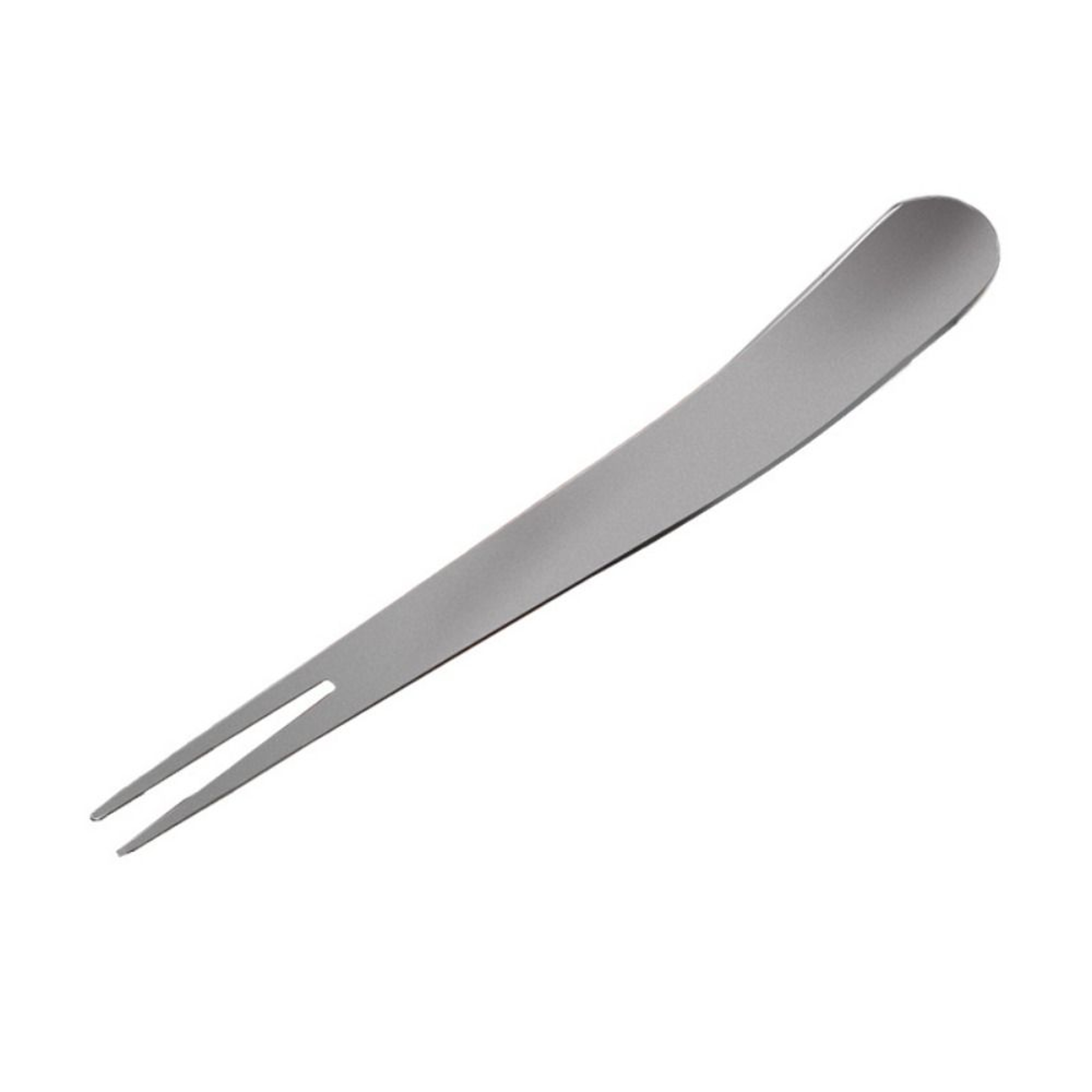 Portable Multistyles Titanium Dessert Fork, Dual-Use Camping Cutlery Fork Spoon, Ultralight Stainless Steel/Titanium – view 4