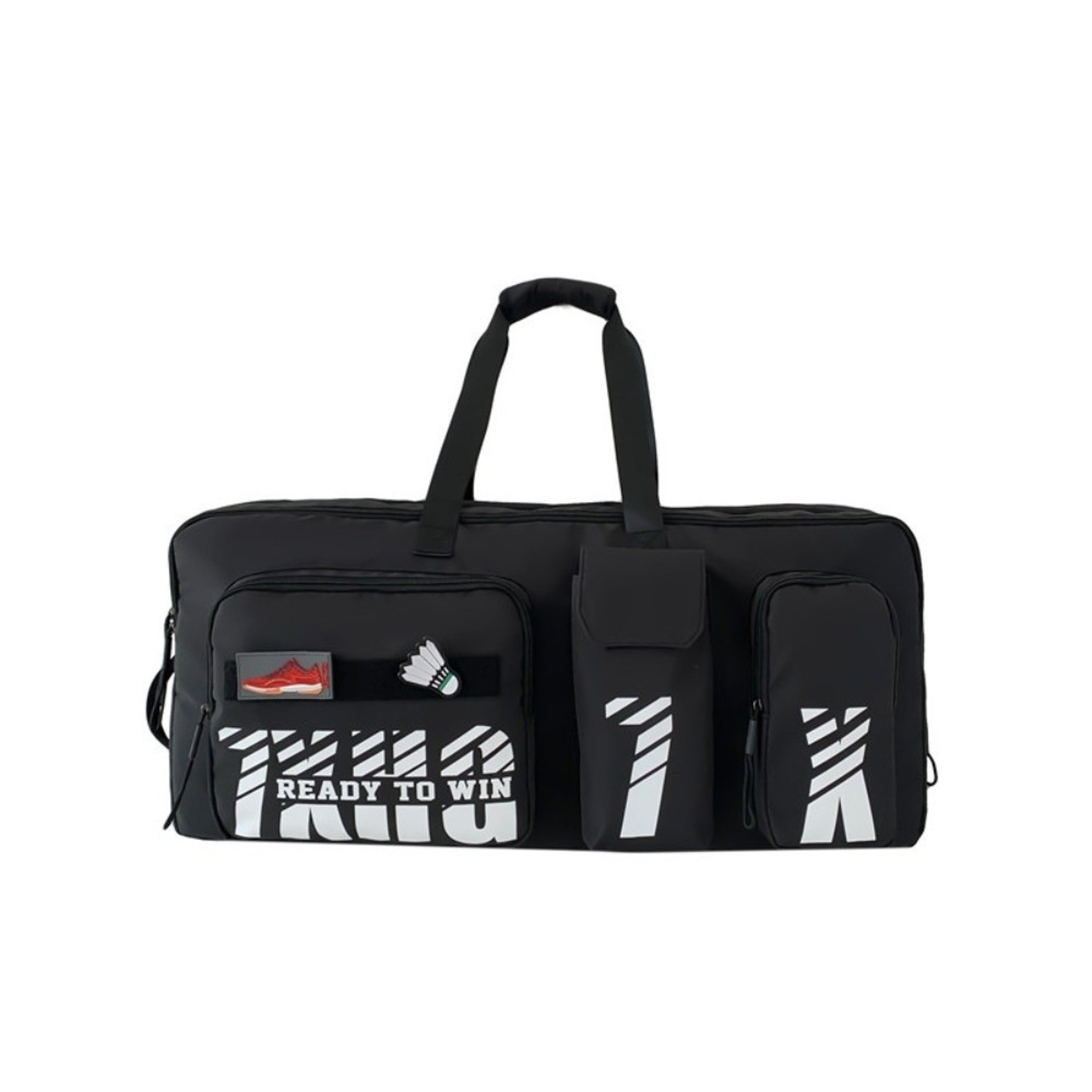 Waterproof Tennis Shoulder Bag, Multifunctional Large Capacity Badminton Racket Handbag with Shoes Compartment – view 7