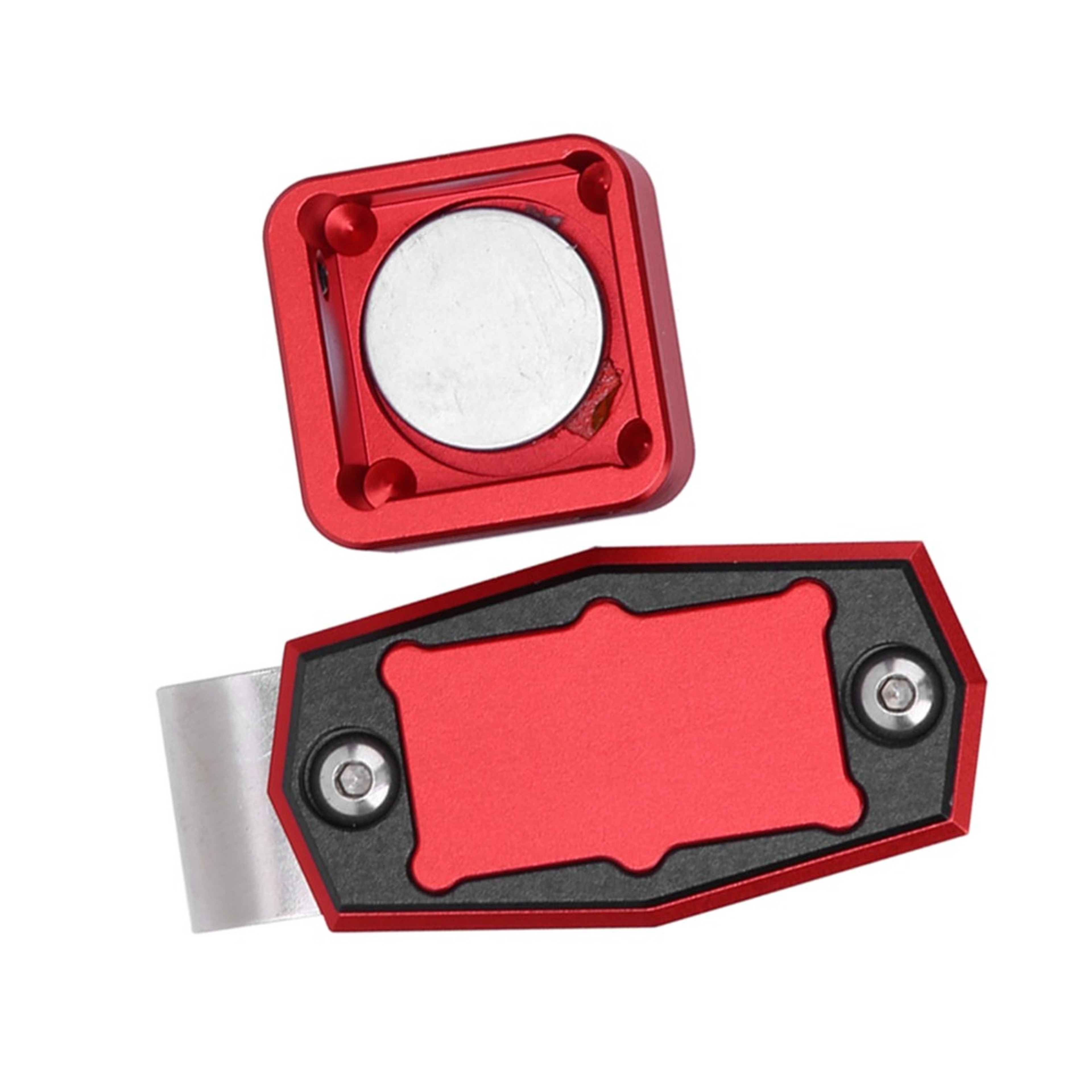 Magnetic Belt Clip Mini Pool Chalk Holder, Metal Fixed Clip Billiard Cue Case – view 2