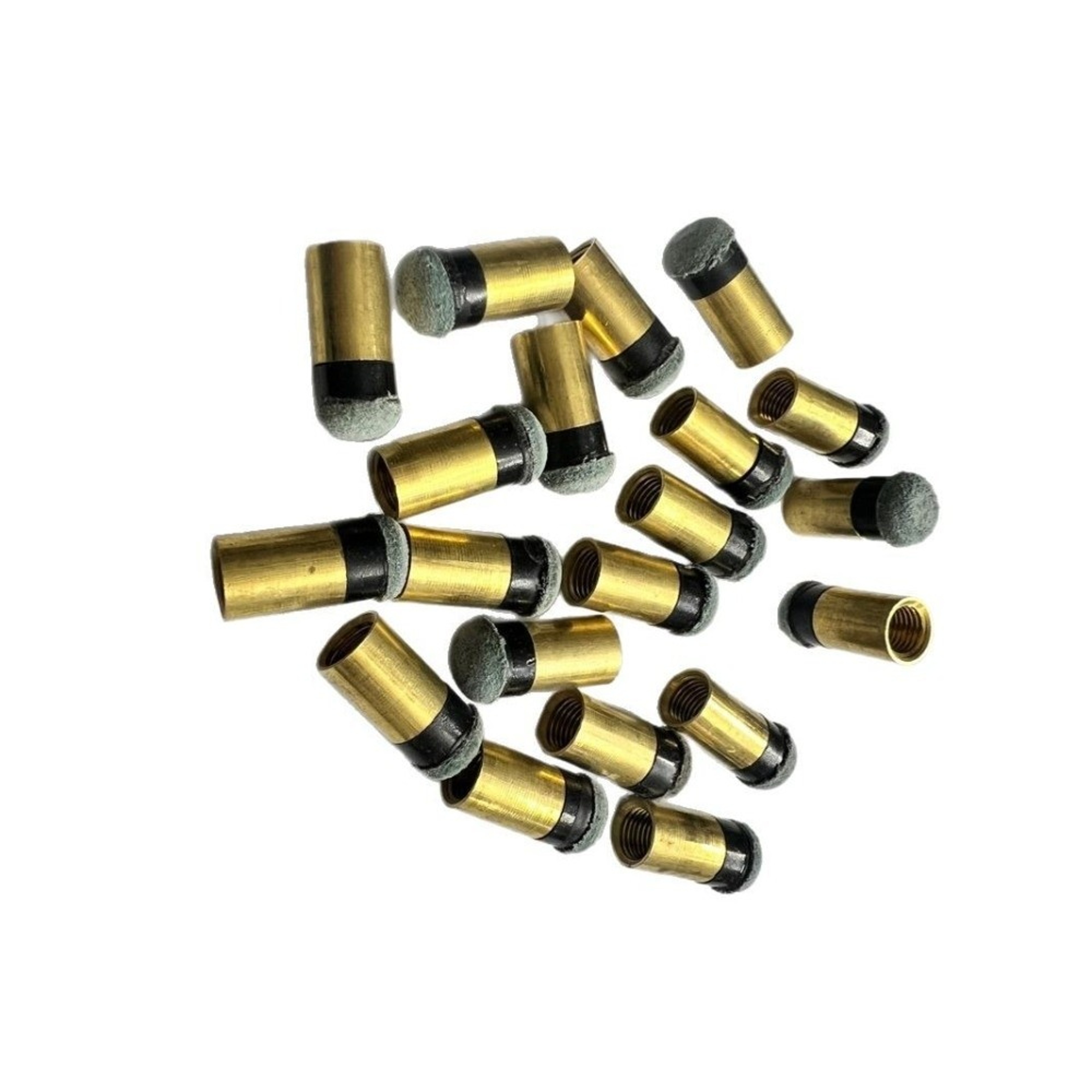 Billiard Cue Tips, Copper Leather Cue Screw Tips for Pool Game – view 5