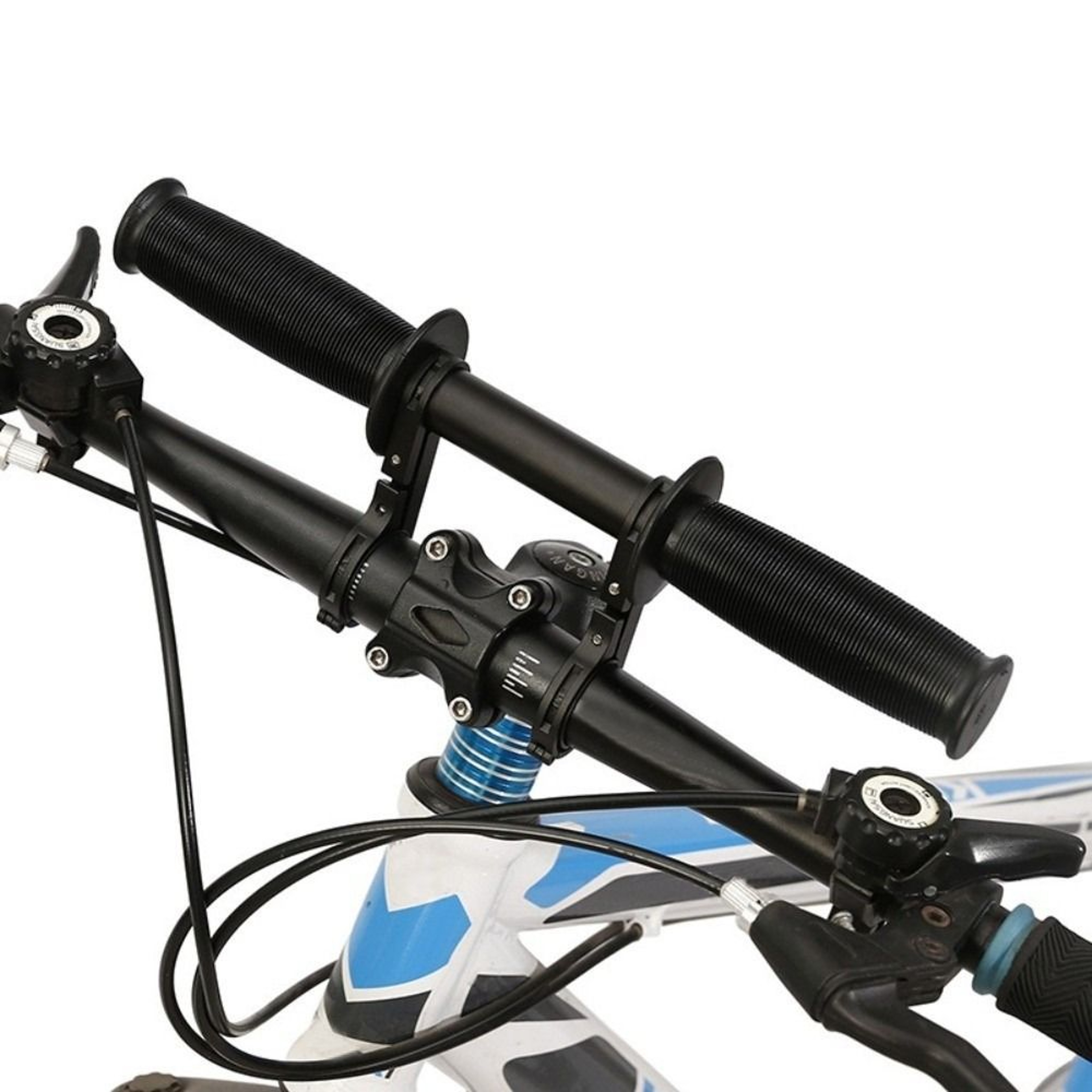Durable Black Bicycle Handlebar with Ergonomic Design, Removable Armrest Bracket for Kids – view 1