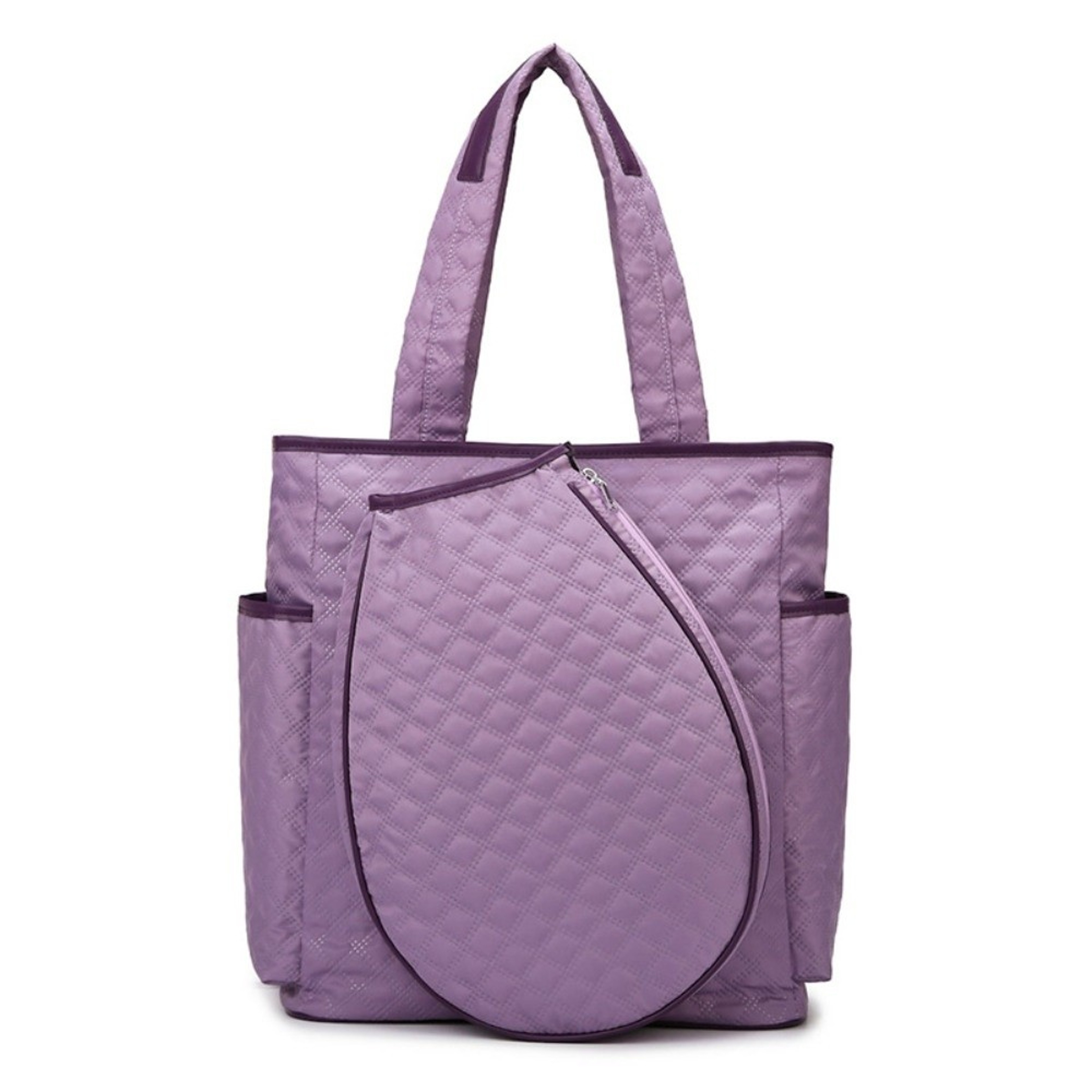 Quilted Extra-Large Badminton Backpack, Premium Lightweight Tennis Tote Bag, Durable Waterproof Tennis Bag for Women Men – view 9