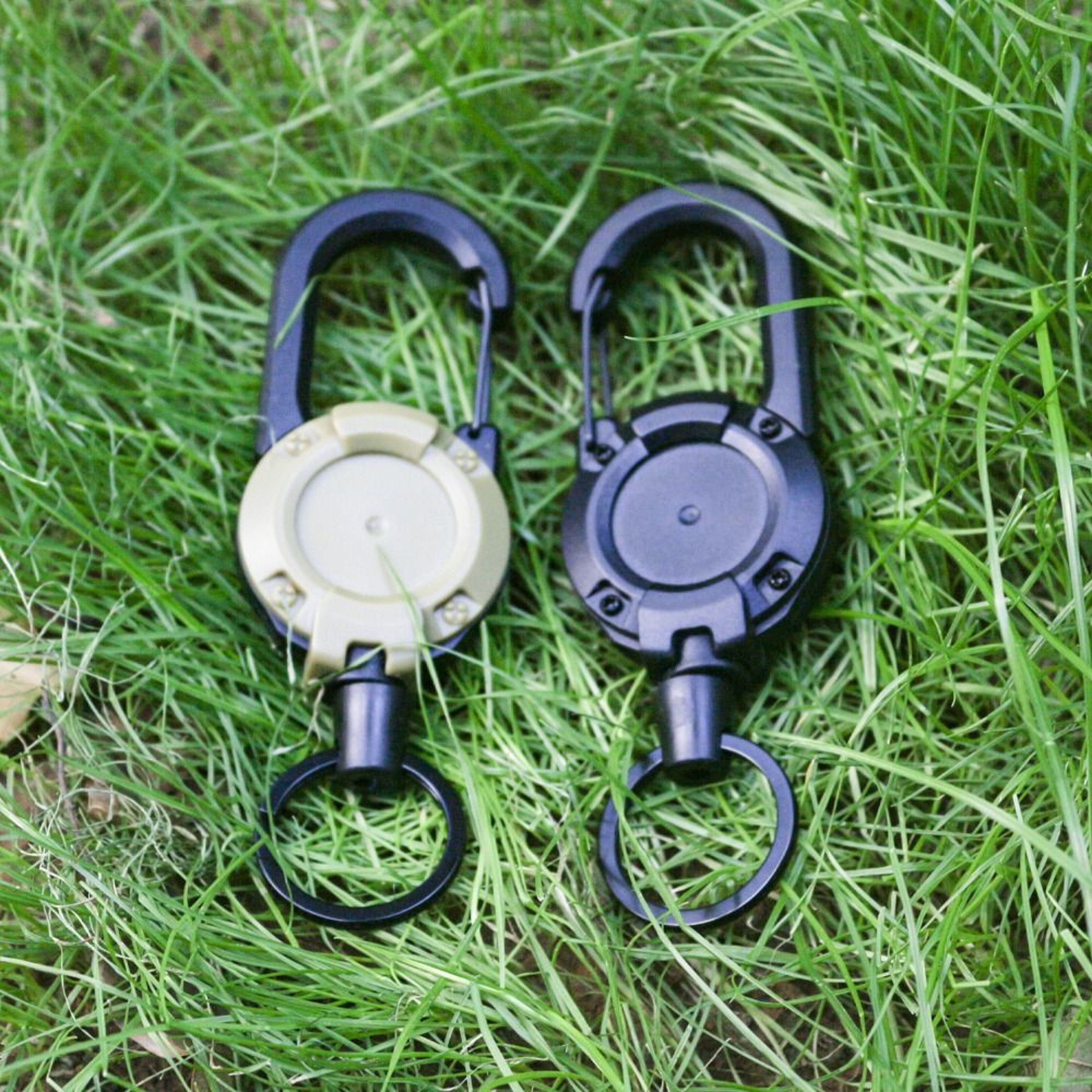 Steel Wire Rope Buckle, New Heavy Duty Pull Reel Carabiner, Retractable Elastic Pull Rope for Outdoor Tools – view 4