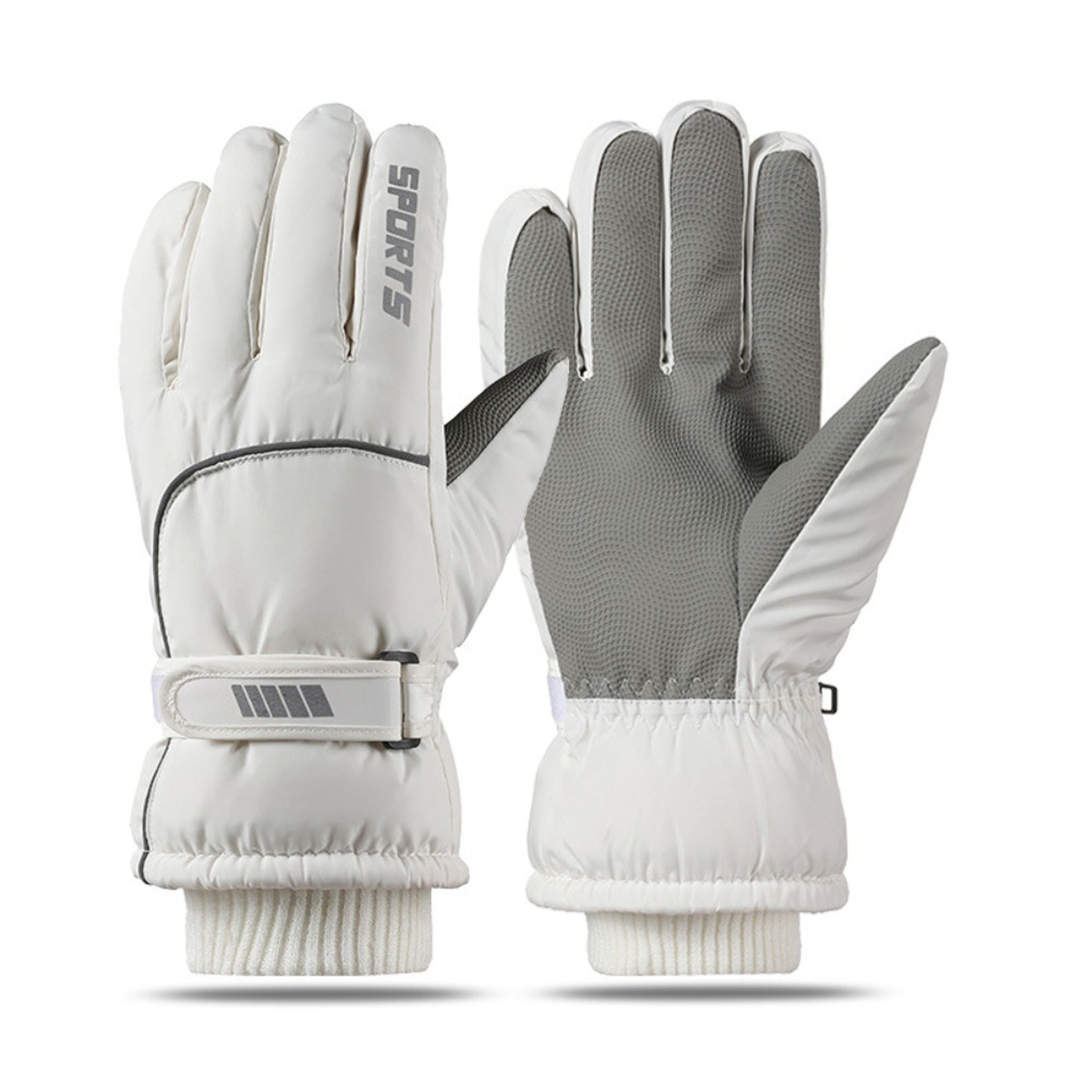 Touch Screen Winter Gloves, Warm Cotton Oxford Gloves for Outdoor Cycling Skiing – view 8