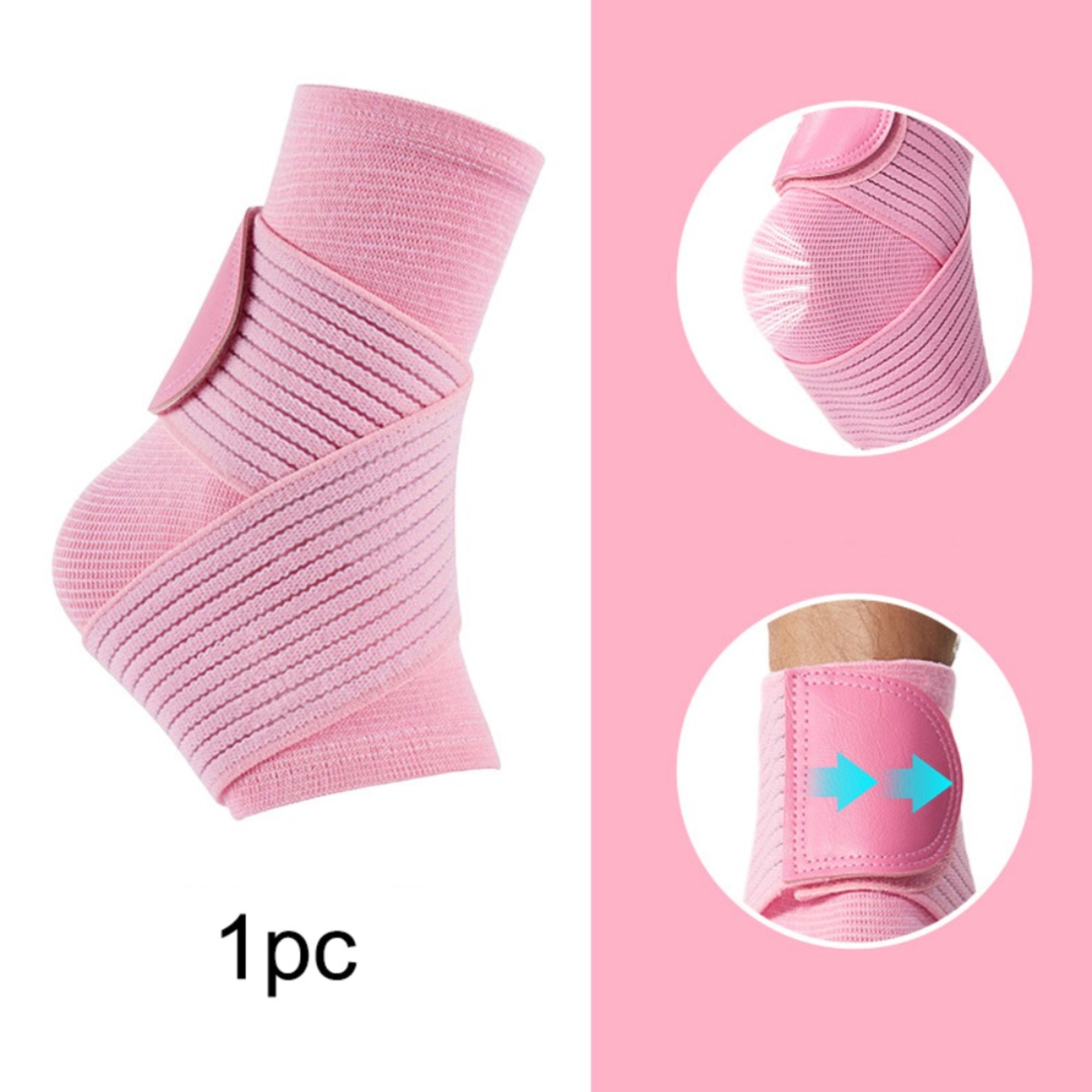 High Elastic Pain Relief Sport Ankle Brace with Adjustable Strap, Breathable Compression Socks for Sprain – view 9