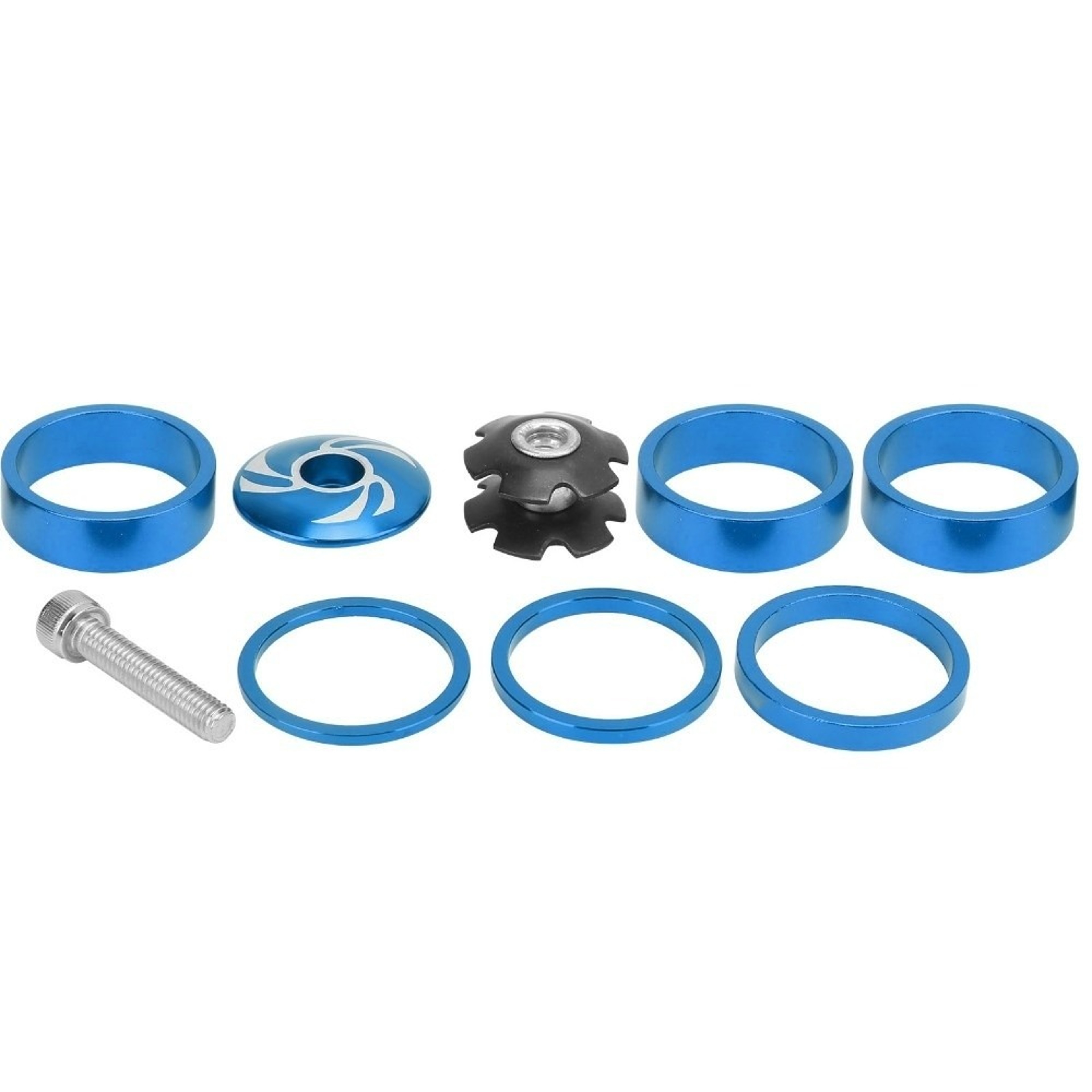 Bicycle Stem Cap Set, Aluminium Alloy Bike Headset Spacer, Handlebar Stem Spacers – view 10