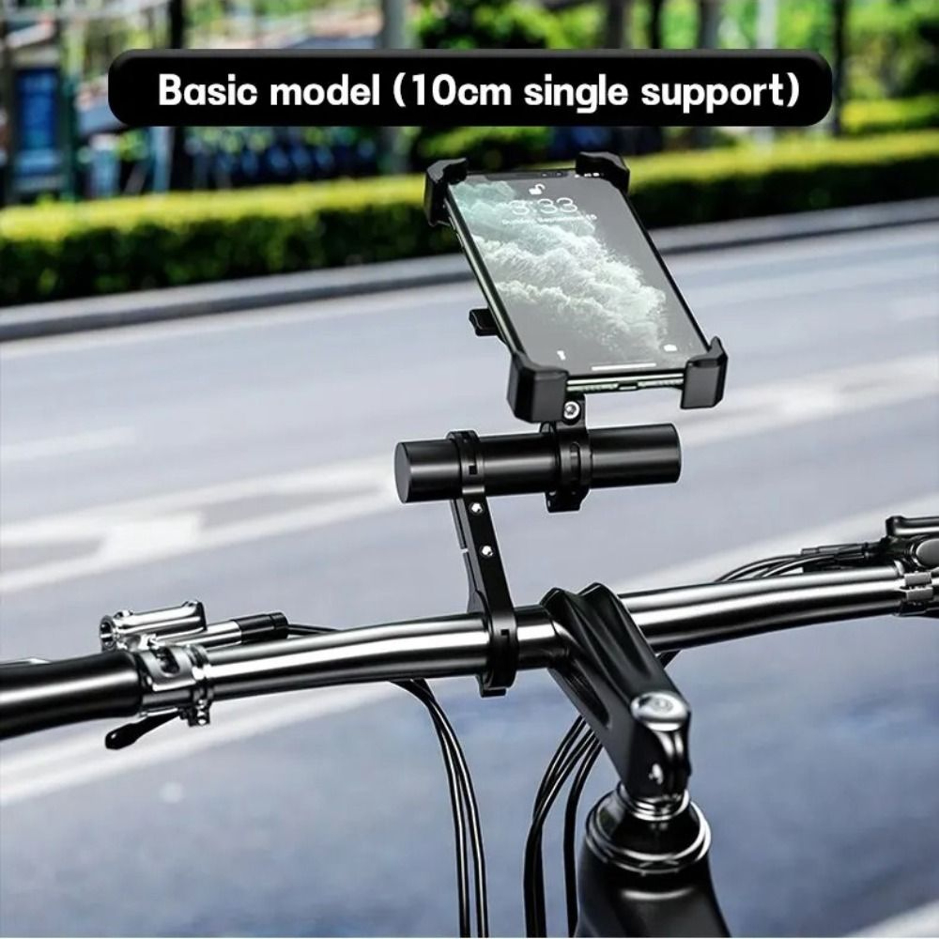 Multifunctional Black Handlebar Extension Bracket, Aluminum Alloy Bicycle Handlebar Extender for Frame – view 5