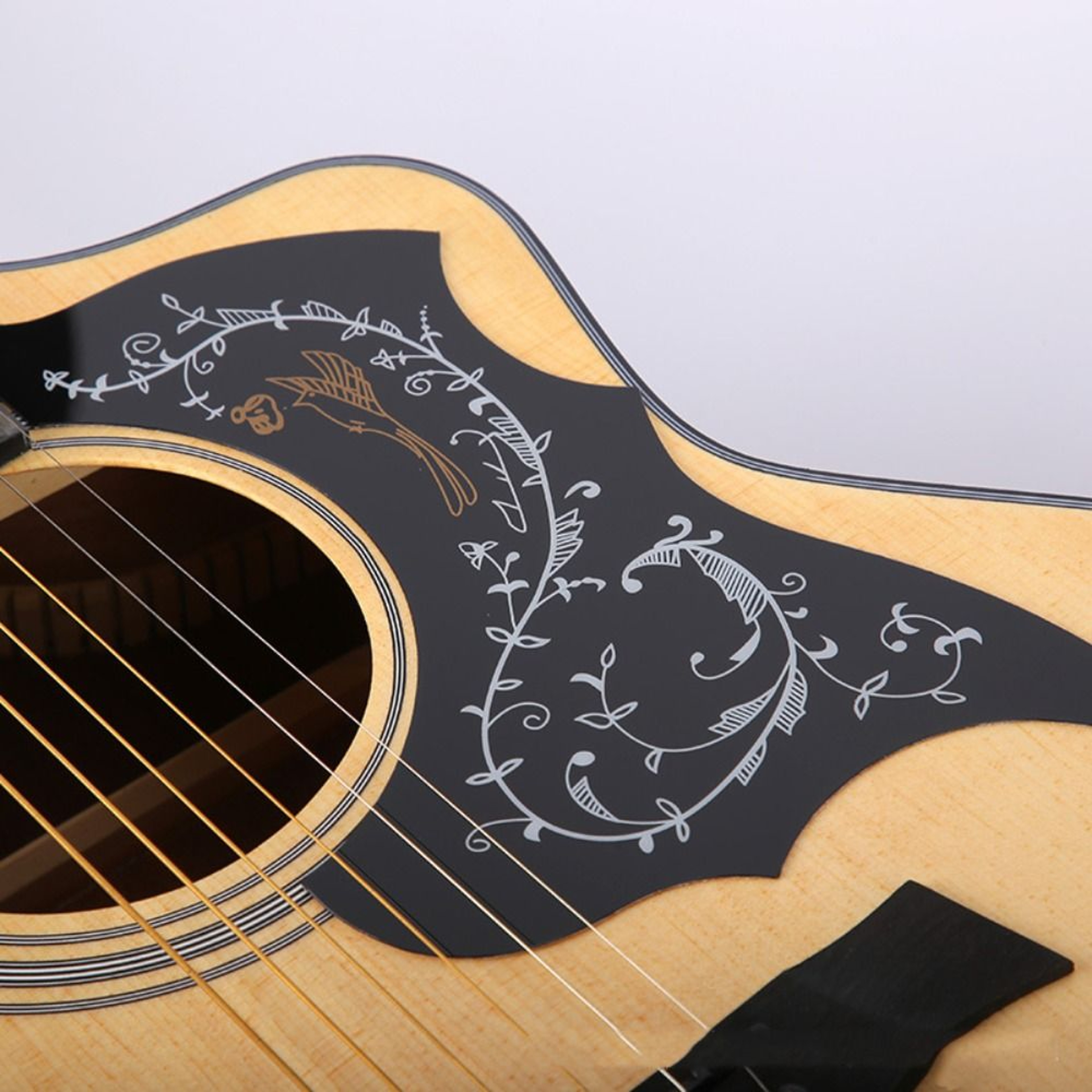 Folk Acoustic Guitar Pickguard New Selfadhesive ABS Printed Pattern DIY Scratch Plate Guitar Access 3