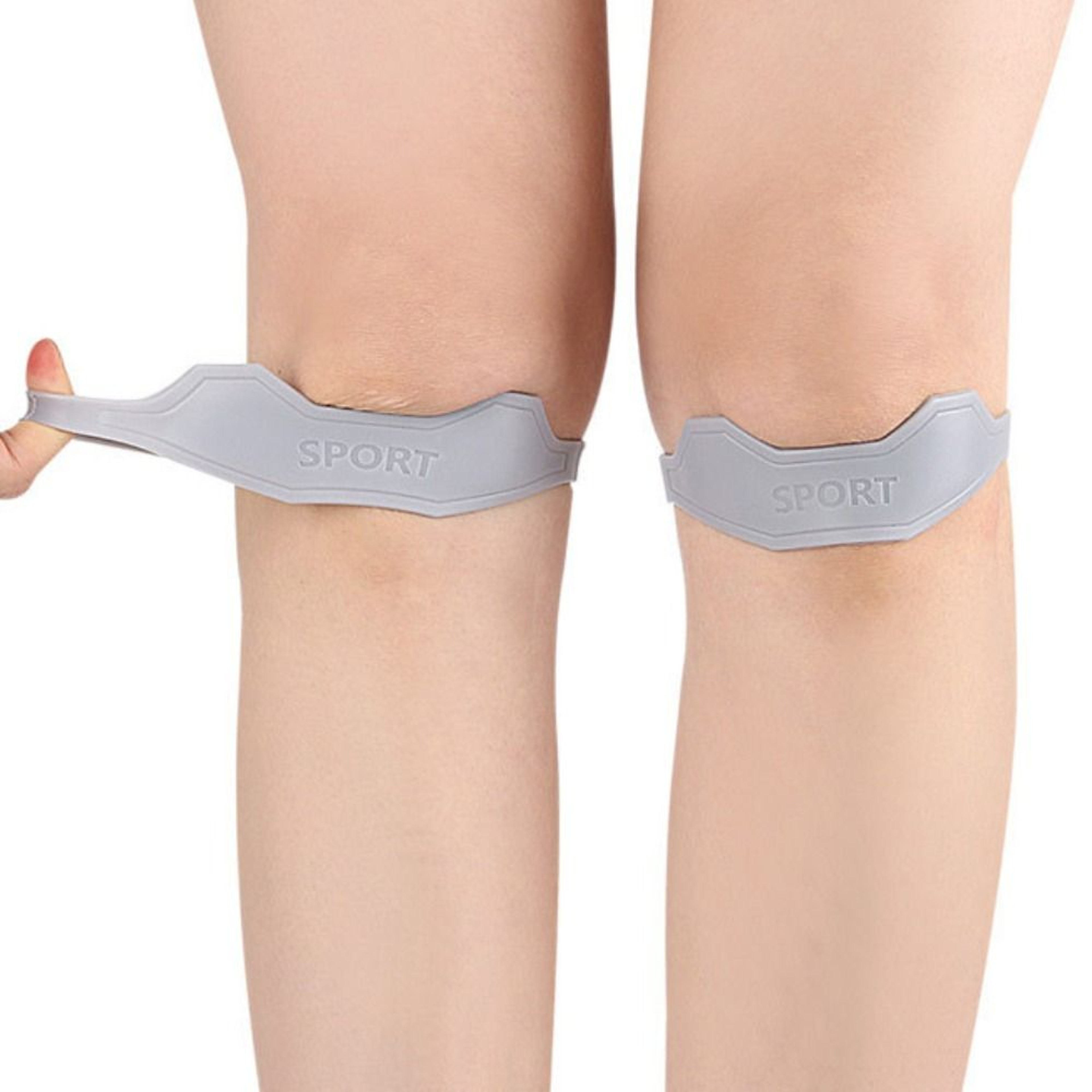 Supportive Patella Knee Strap Fixed Protection Silicone Tendon Knee Sports Support 1