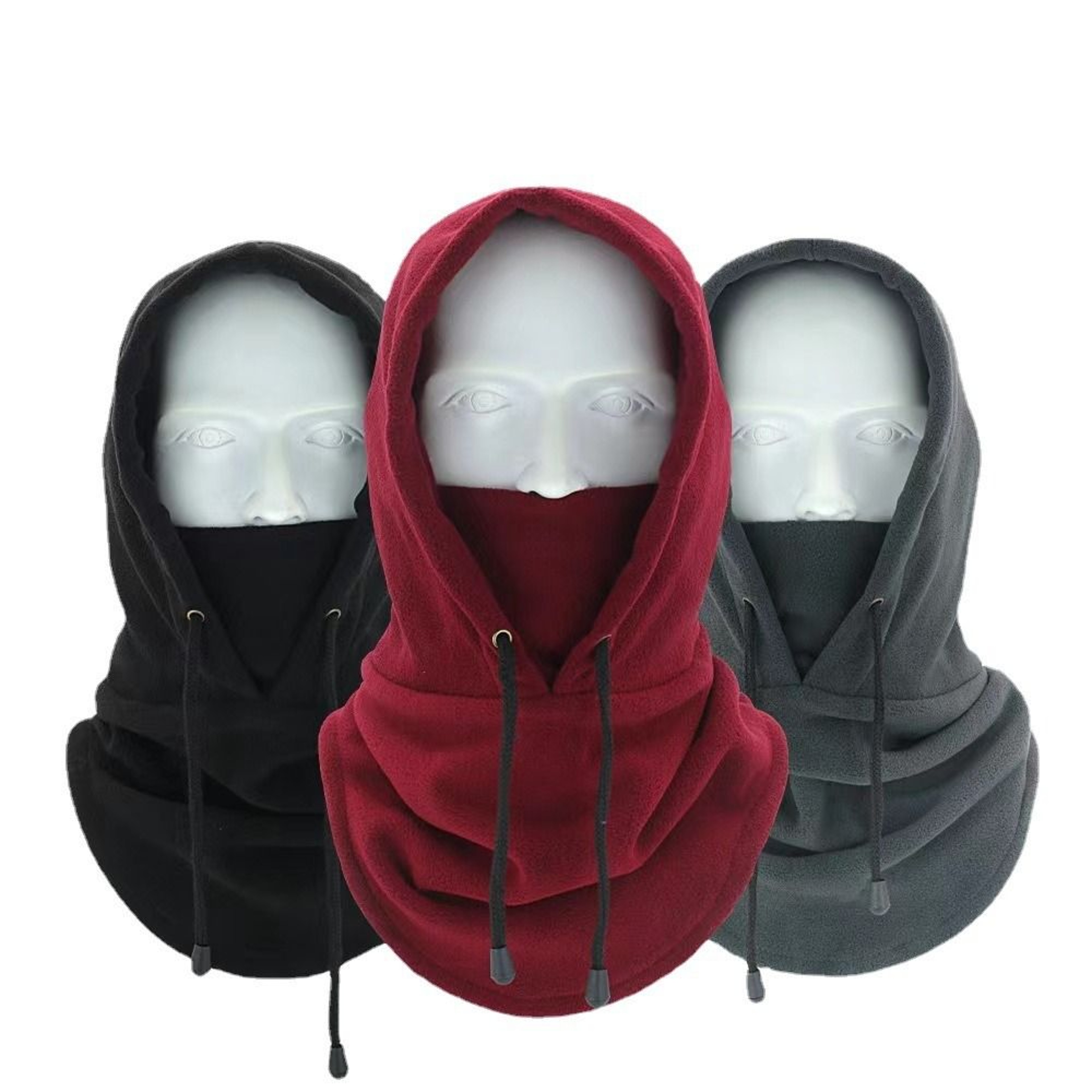Full Face Ski Mask Caps Women Fashion Polar Fleece Balaclava Windproof Winter Hat Winter Warmer 2
