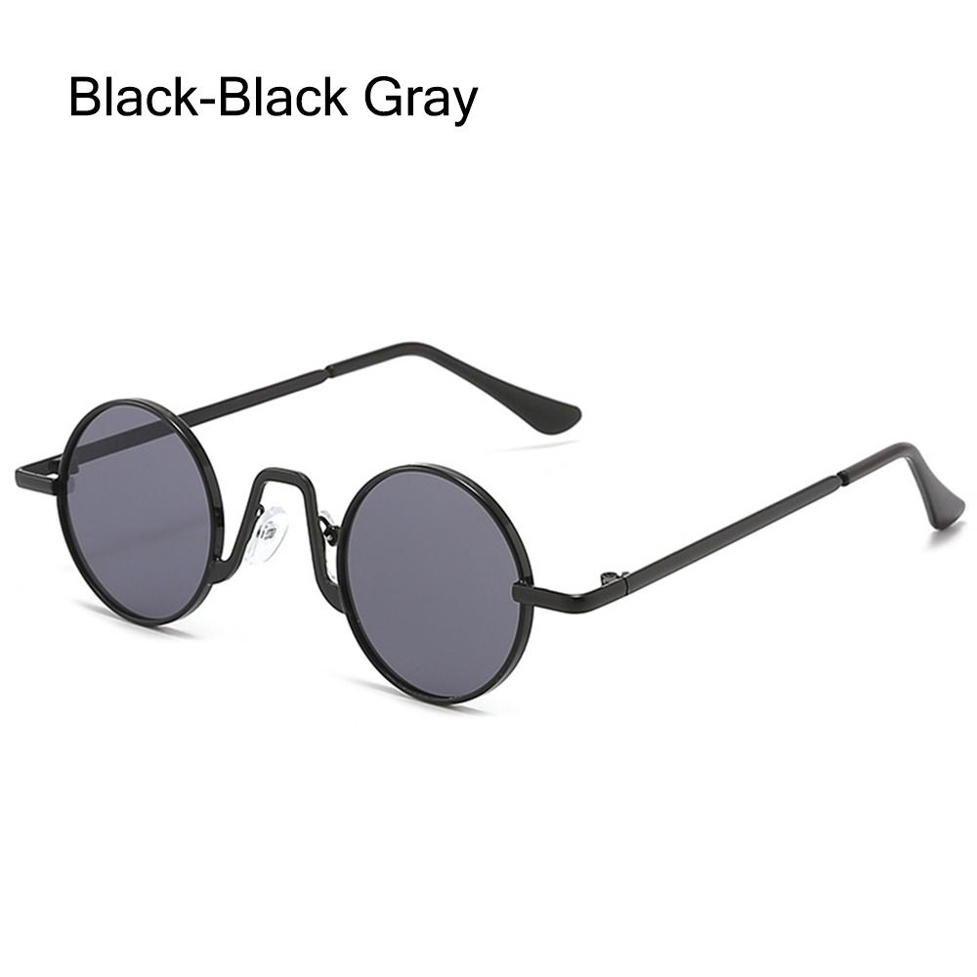 Colorful Hippie Sun Glasses, Protection Small Round Shades for Men & Women – view 7