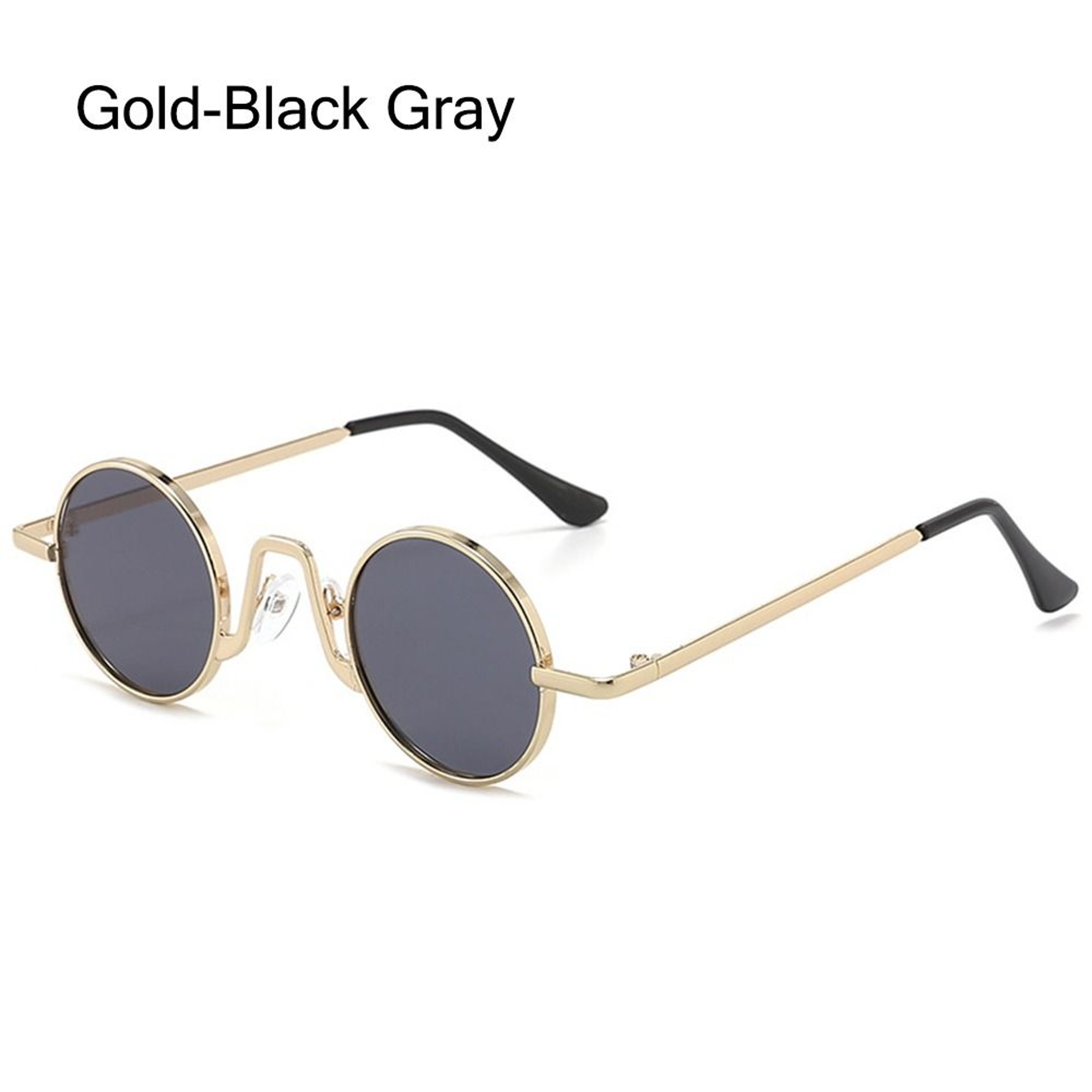 Colorful Hippie Sun Glasses, Protection Small Round Shades for Men & Women – view 9