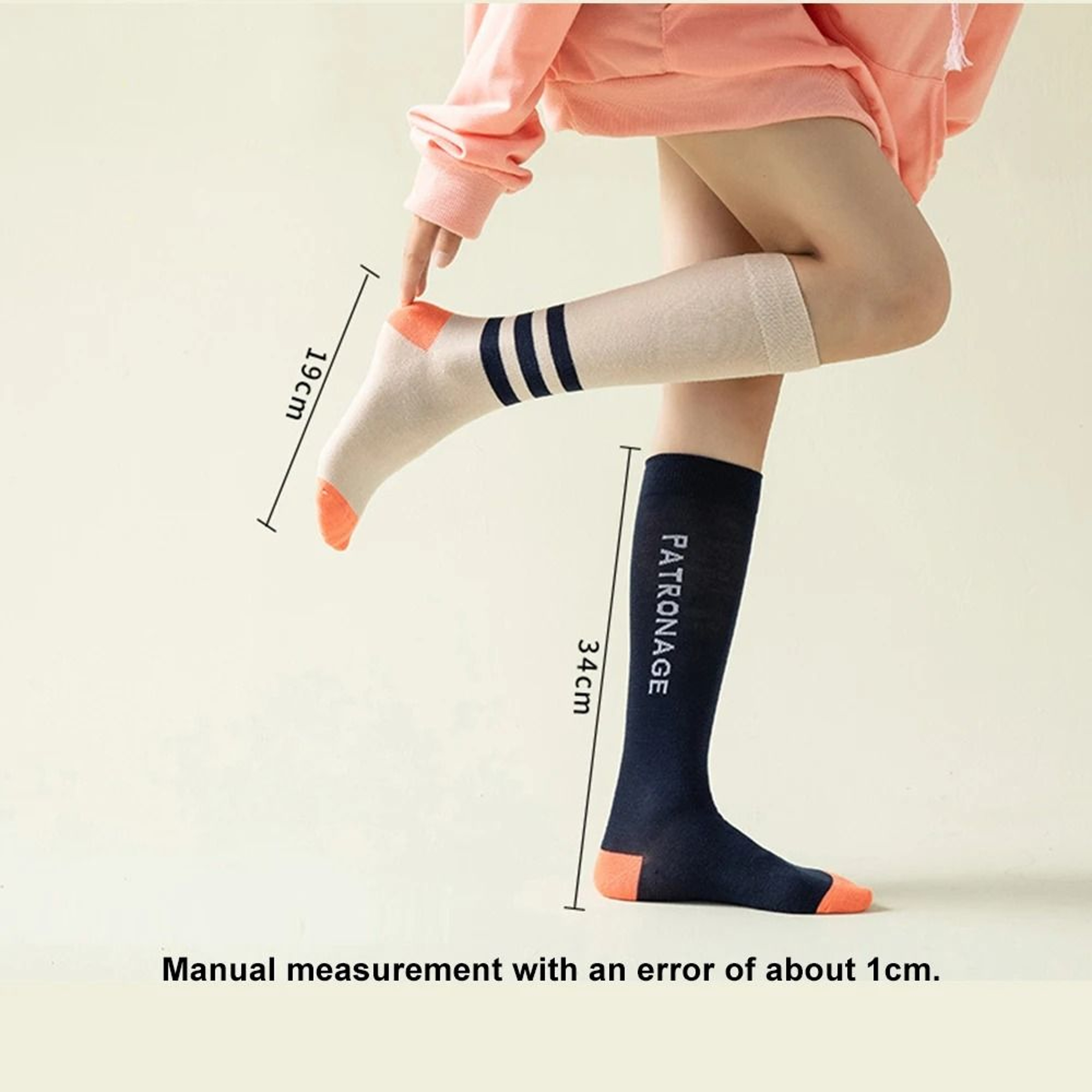 Breathable Women Professional Sports Socks, High Quality Compression Calf Socks, Anti-Slip Colorful Design – view 6