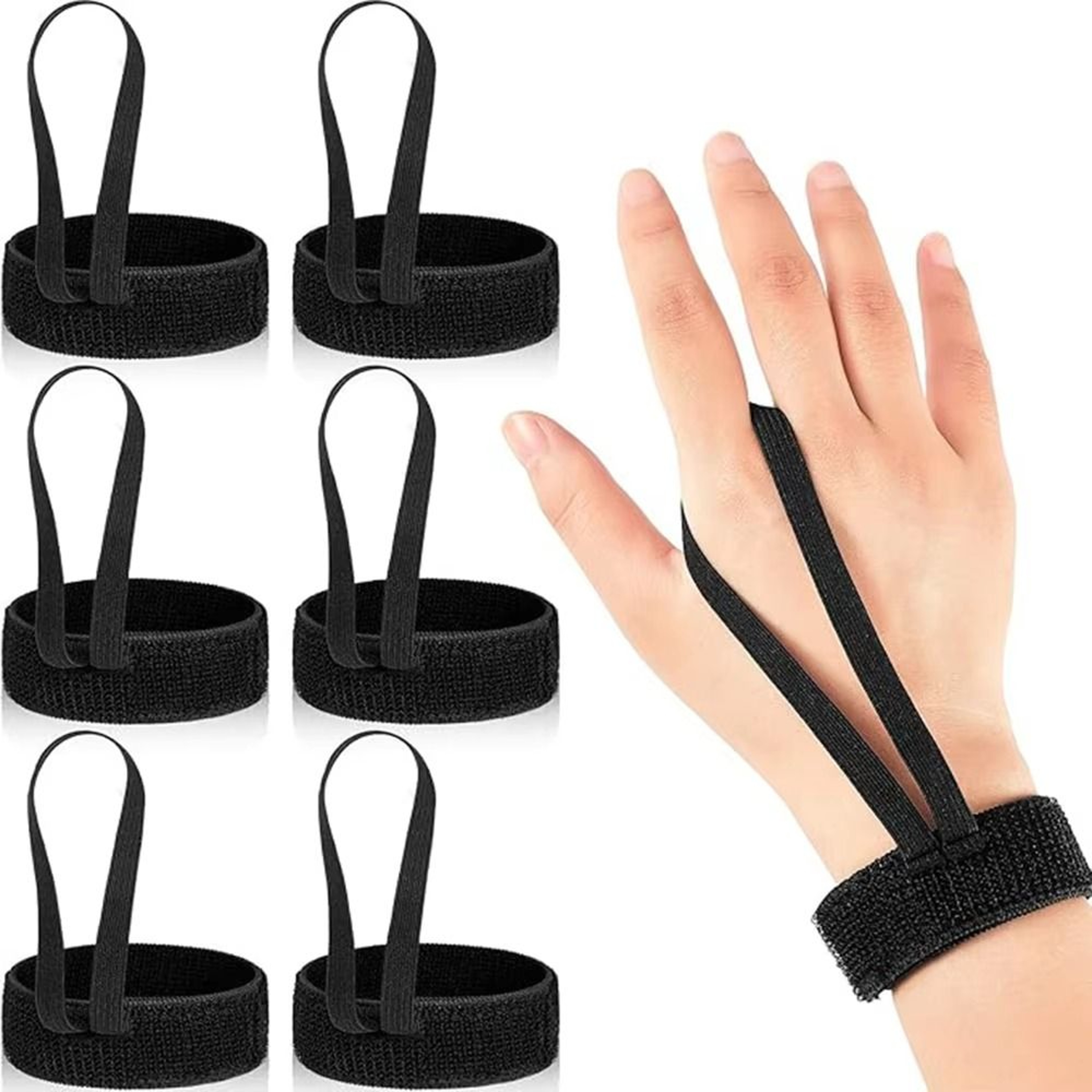 Elastic Ski Glove Wrist Strap, Lightweight Glove Holder, Anti-slip Wrist Leash for Outdoor Sports – view 4