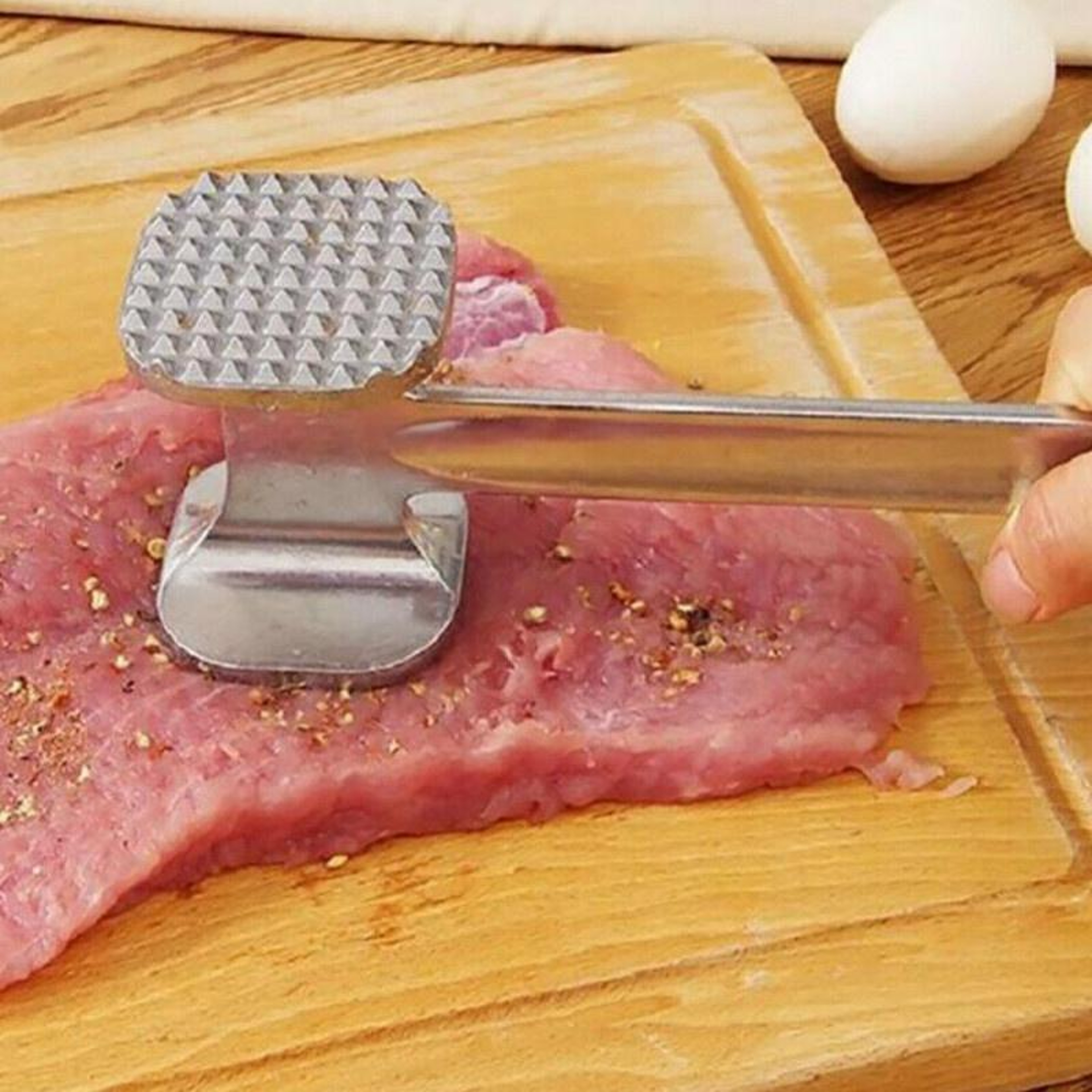 Meat Hammer Alloy Tenderizer Mallet Tool for Pounding Beef Steak Chicken Pork, Kitchen Tool – view 5
