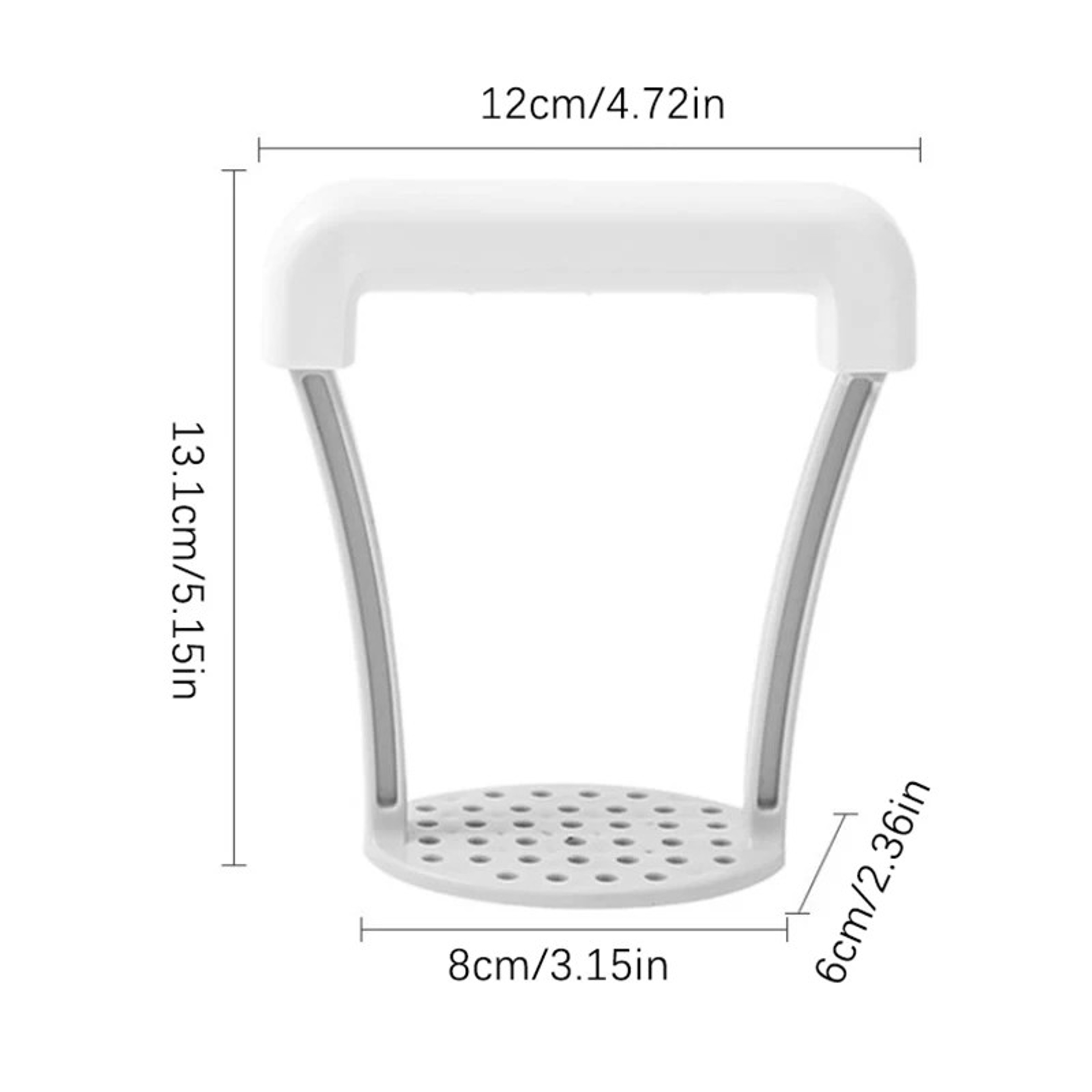 Kitchen Vegetable Masher, Manual Potato Masher Durable, With Non-Slip Handle, Fruit Juicer Kitchen Gadgets – view 6