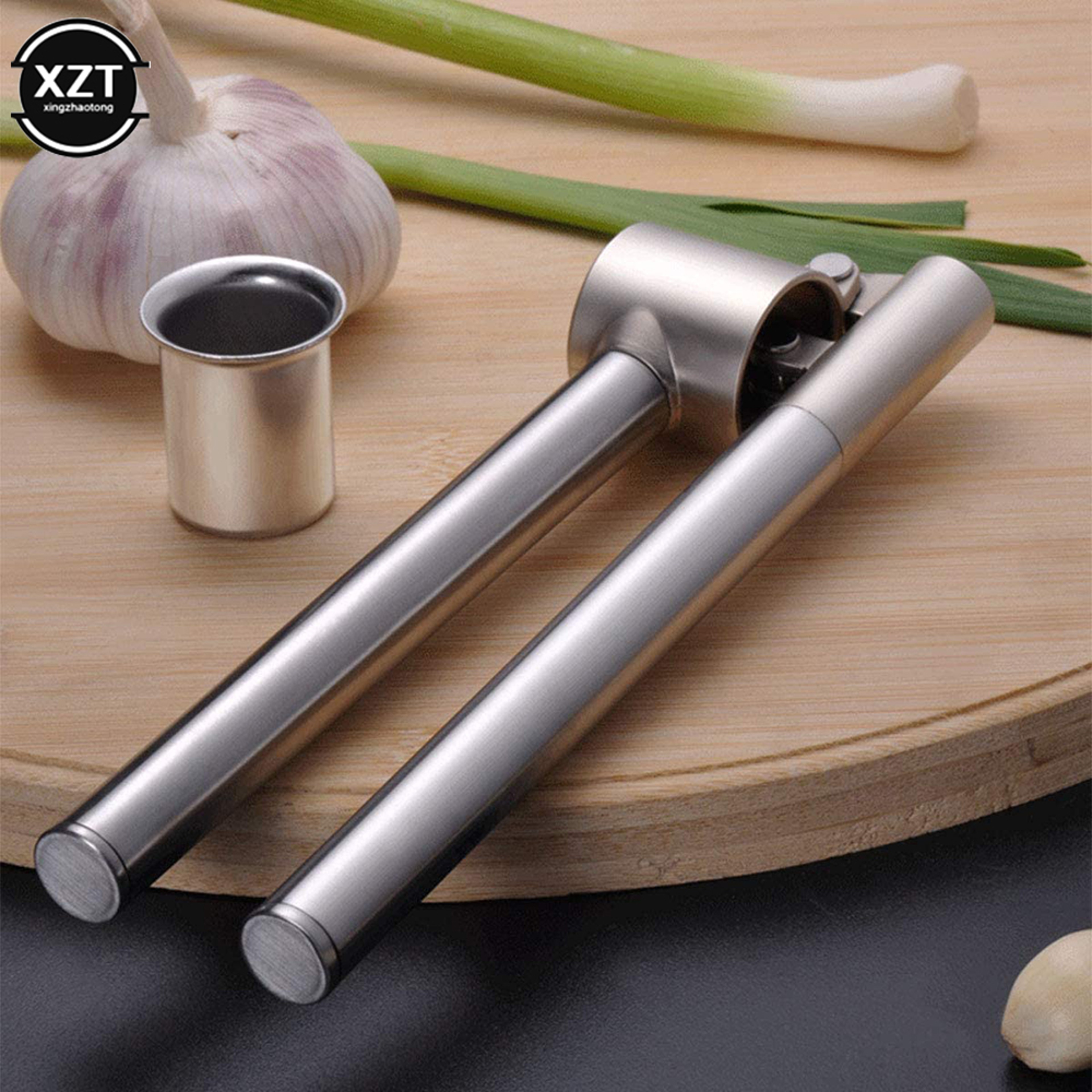 Handpressed Stainless Steel Garlic Press Ginger Artifact Potato Masher 4