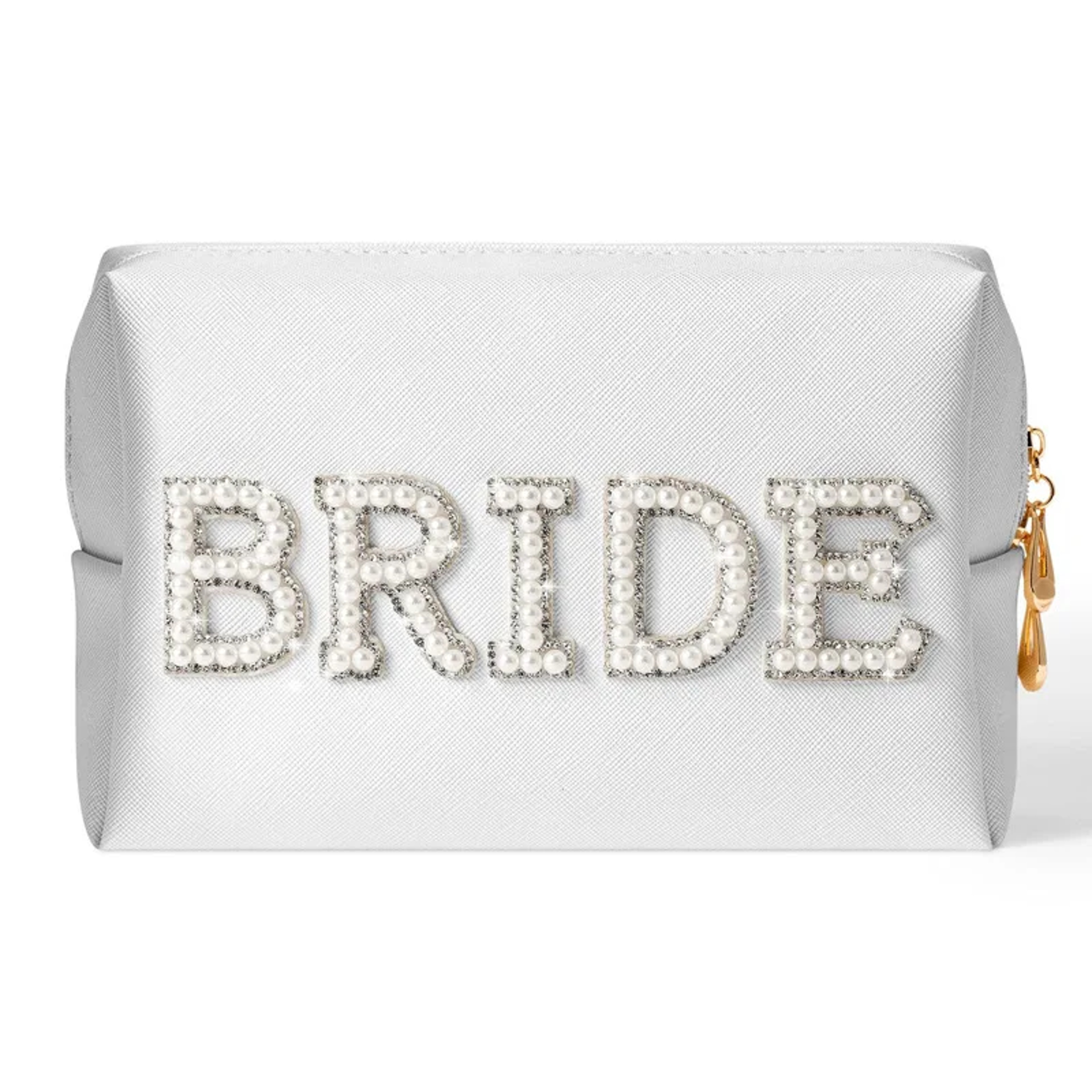 Hen Party Bachelorette Decor, Bride To Be Pearl Makeup Bag, Sparkling Pouch for Wedding Gift – view 5