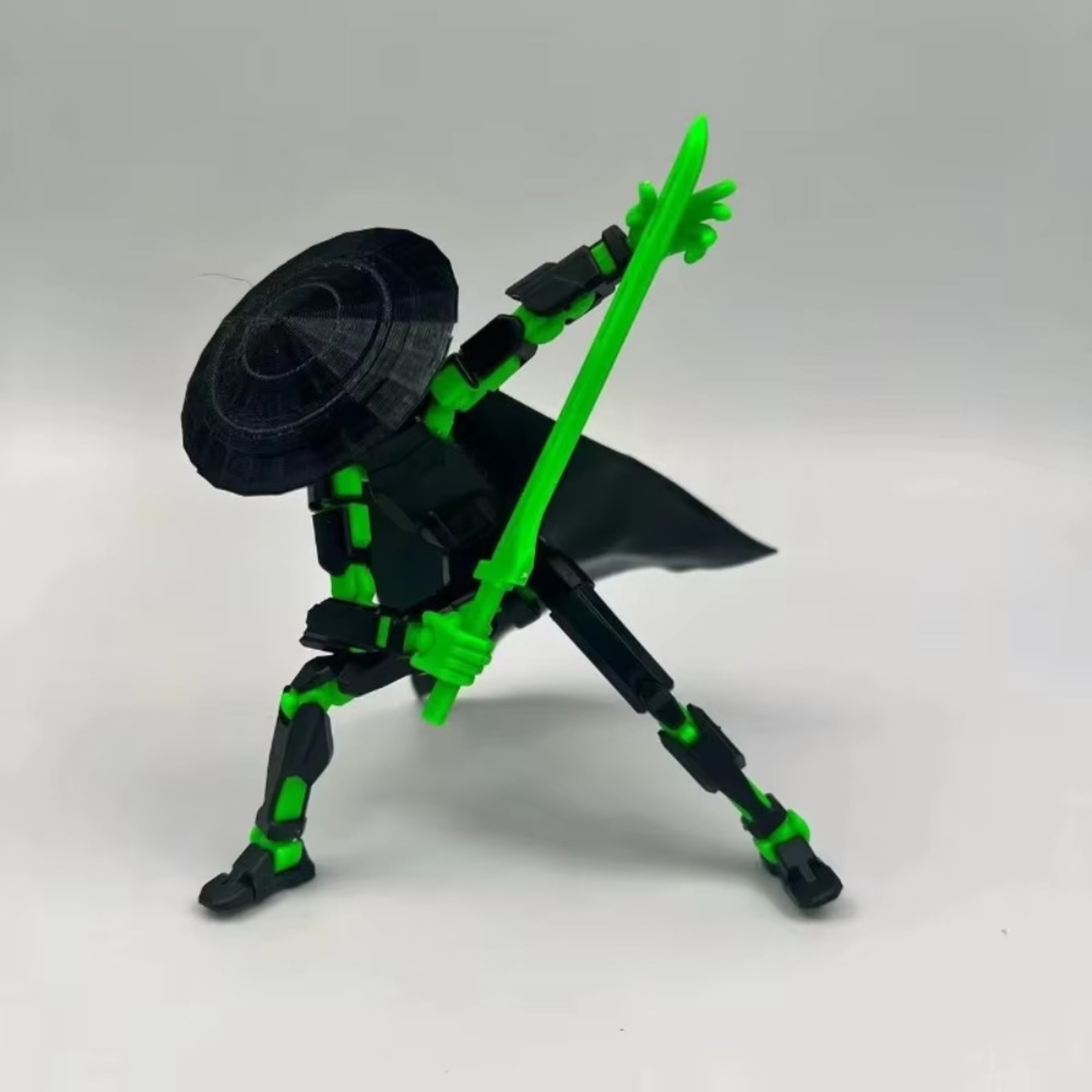 Giant Sword Equipped Articulated Action Figure Set, DIY Dummy Doll for Collectors – view 6