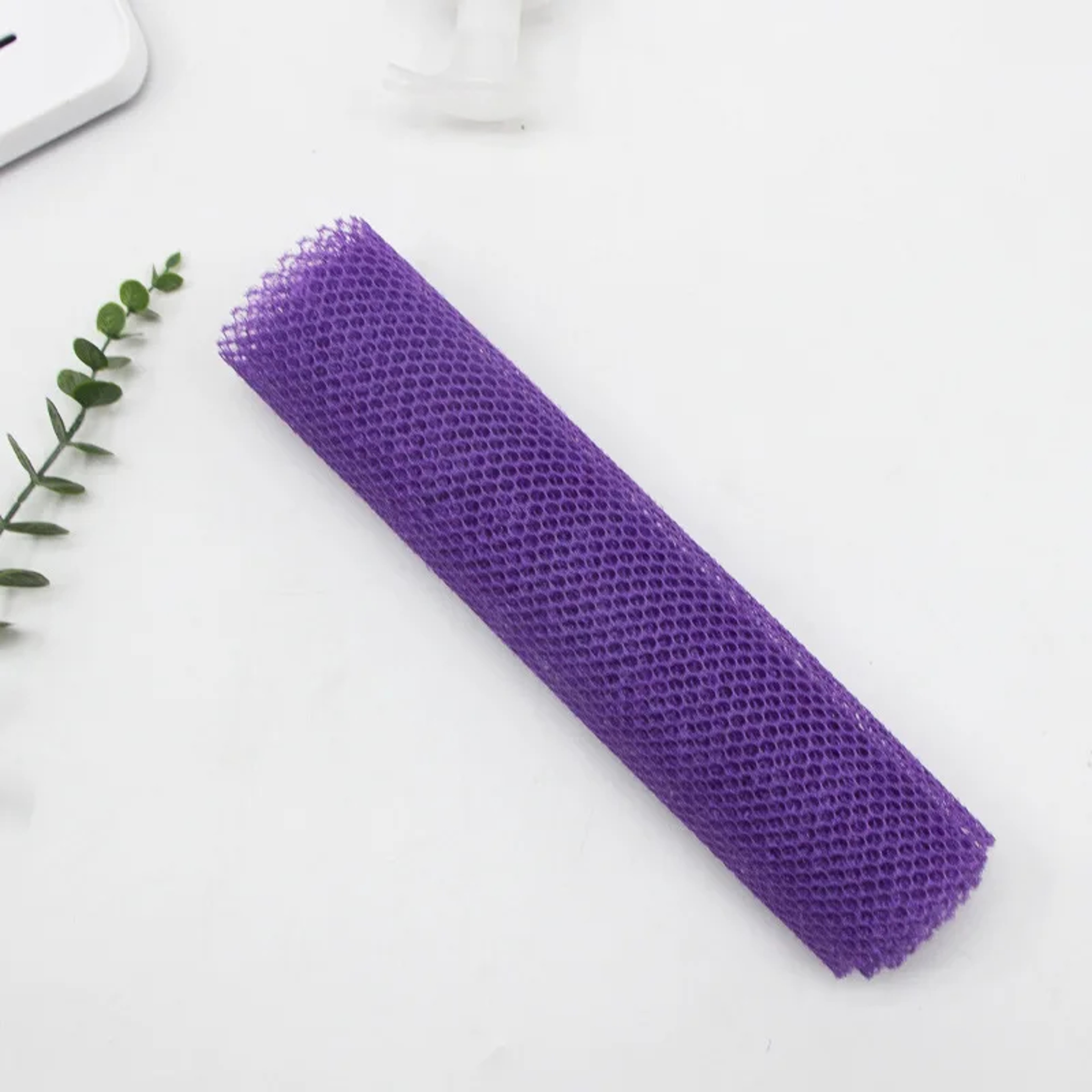 Exfoliating Mesh African Net Bath Sponge, Lightweight Long Strip Shower Scrubber, Water-absorbent Quick Foaming Towel – view 9