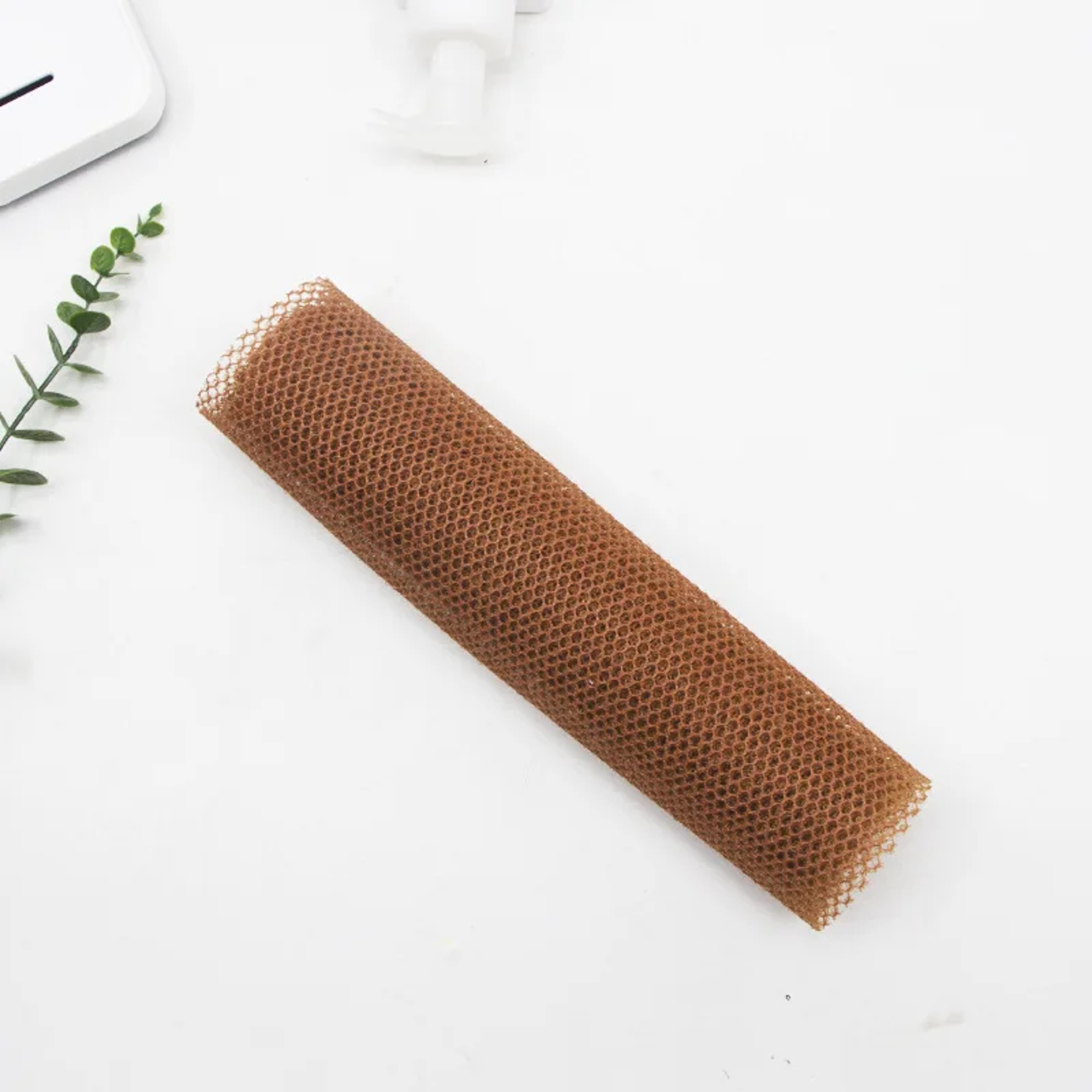 Exfoliating Mesh African Net Bath Sponge, Lightweight Long Strip Shower Scrubber, Water-absorbent Quick Foaming Towel – view 10