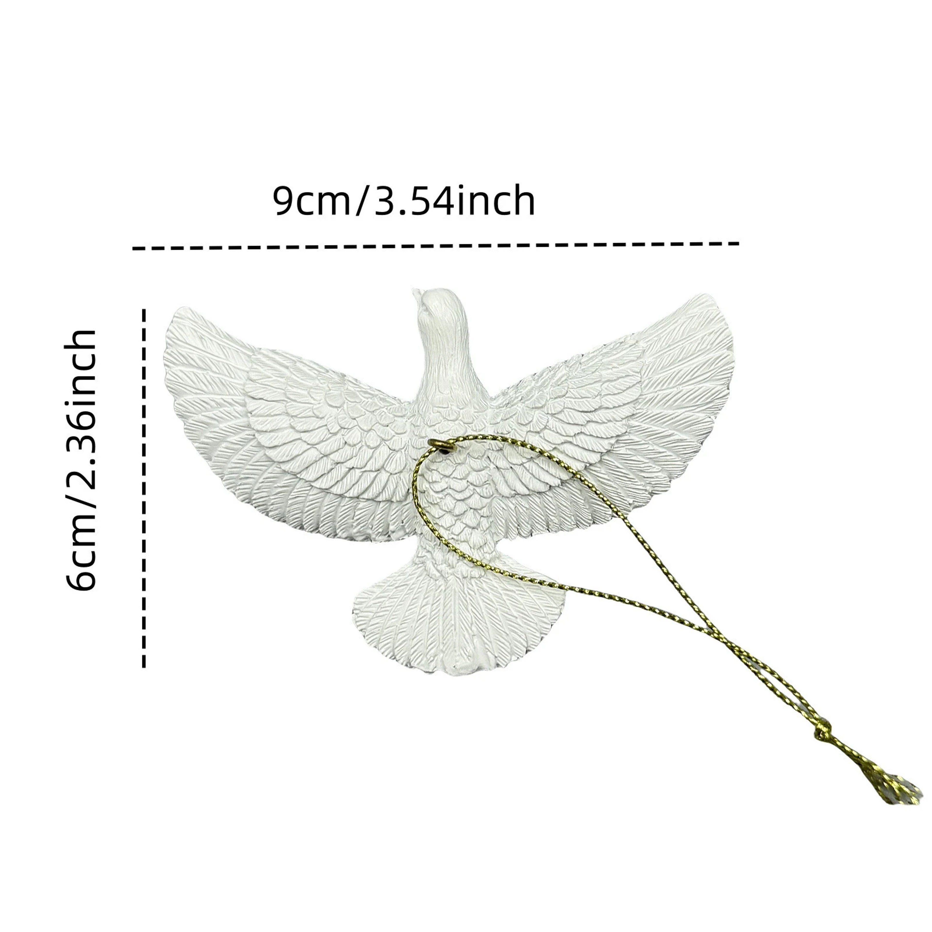 Cute New Year Tree Decor For Home Office Party Wedding Gift Friendship Doves Christmas Ornament 6
