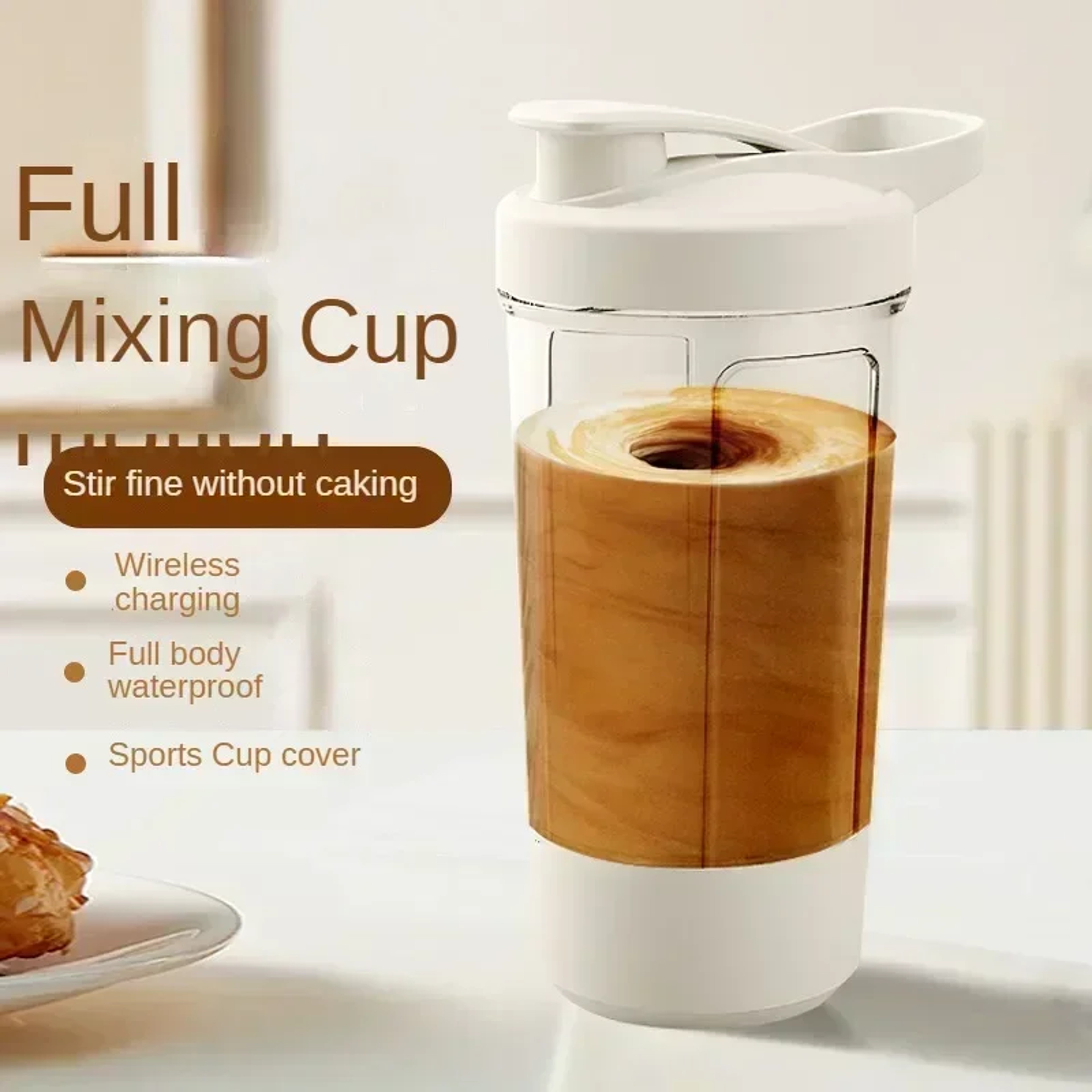USB Rechargeable Blender, Portable Electric Protein Shaker Bottle, Fitness Workout Mixer Cups – view 1