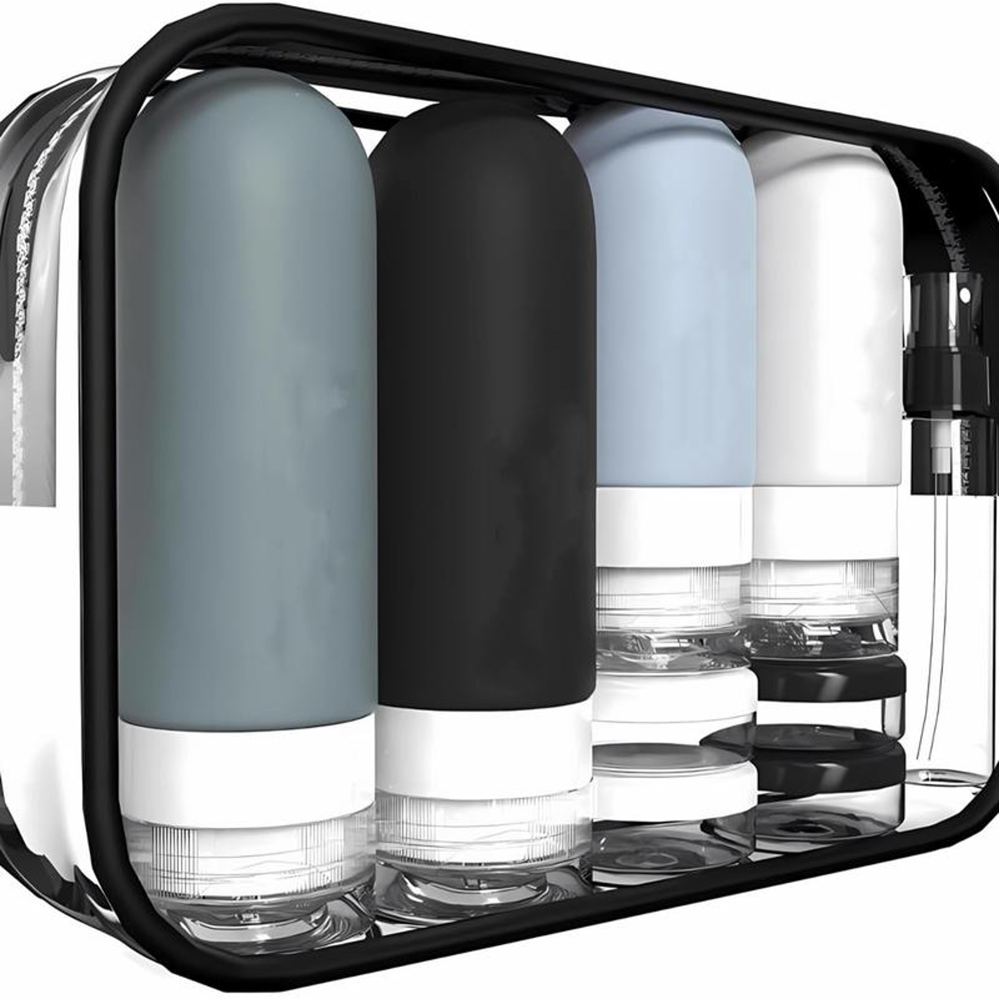 Portable Silicone Leak Proof Travel Bottles, Refillable Shampoo, Shower Toiletry Containers, Cosmetic Empty – view 1