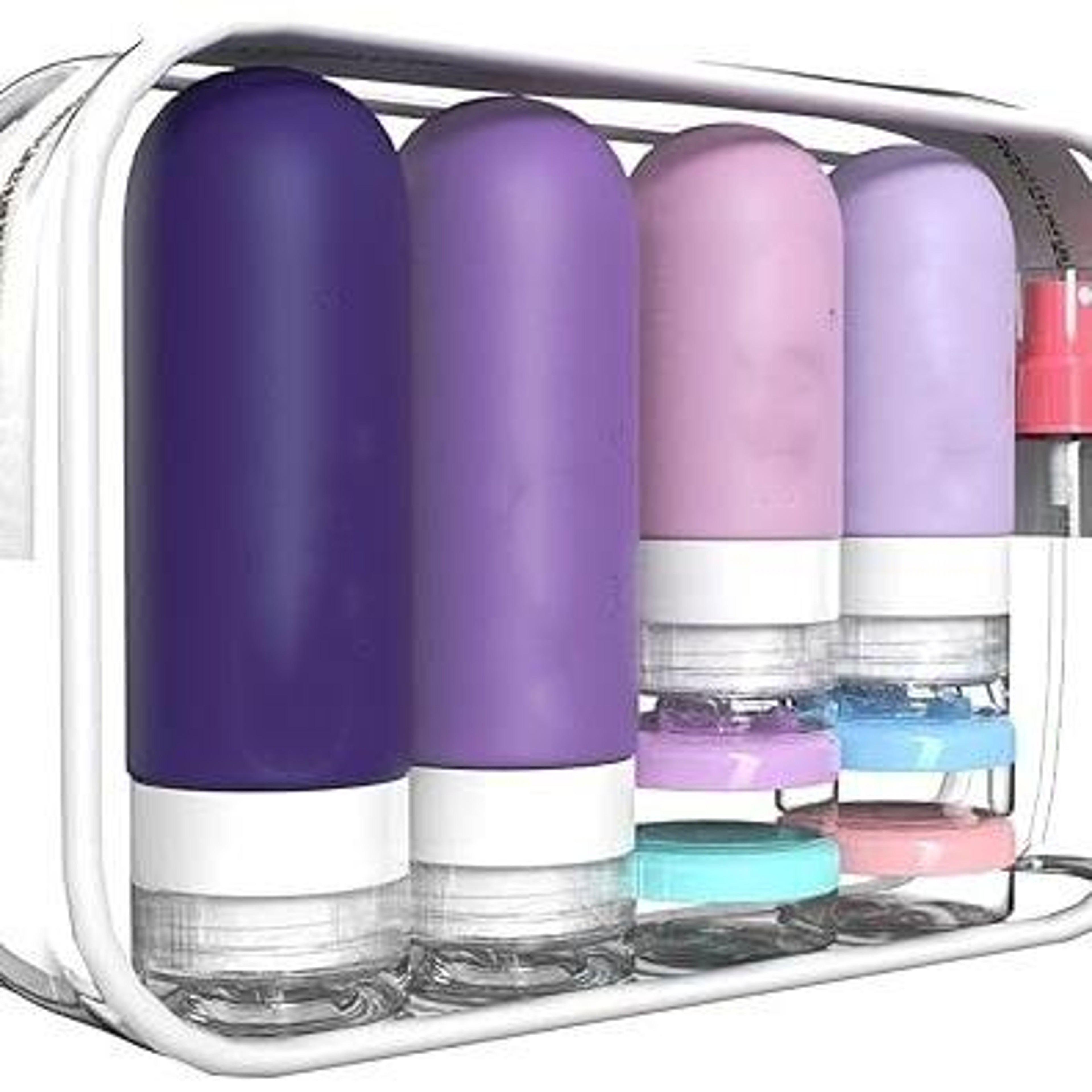 Portable Silicone Leak Proof Travel Bottles, Refillable Shampoo, Shower Toiletry Containers, Cosmetic Empty – view 2