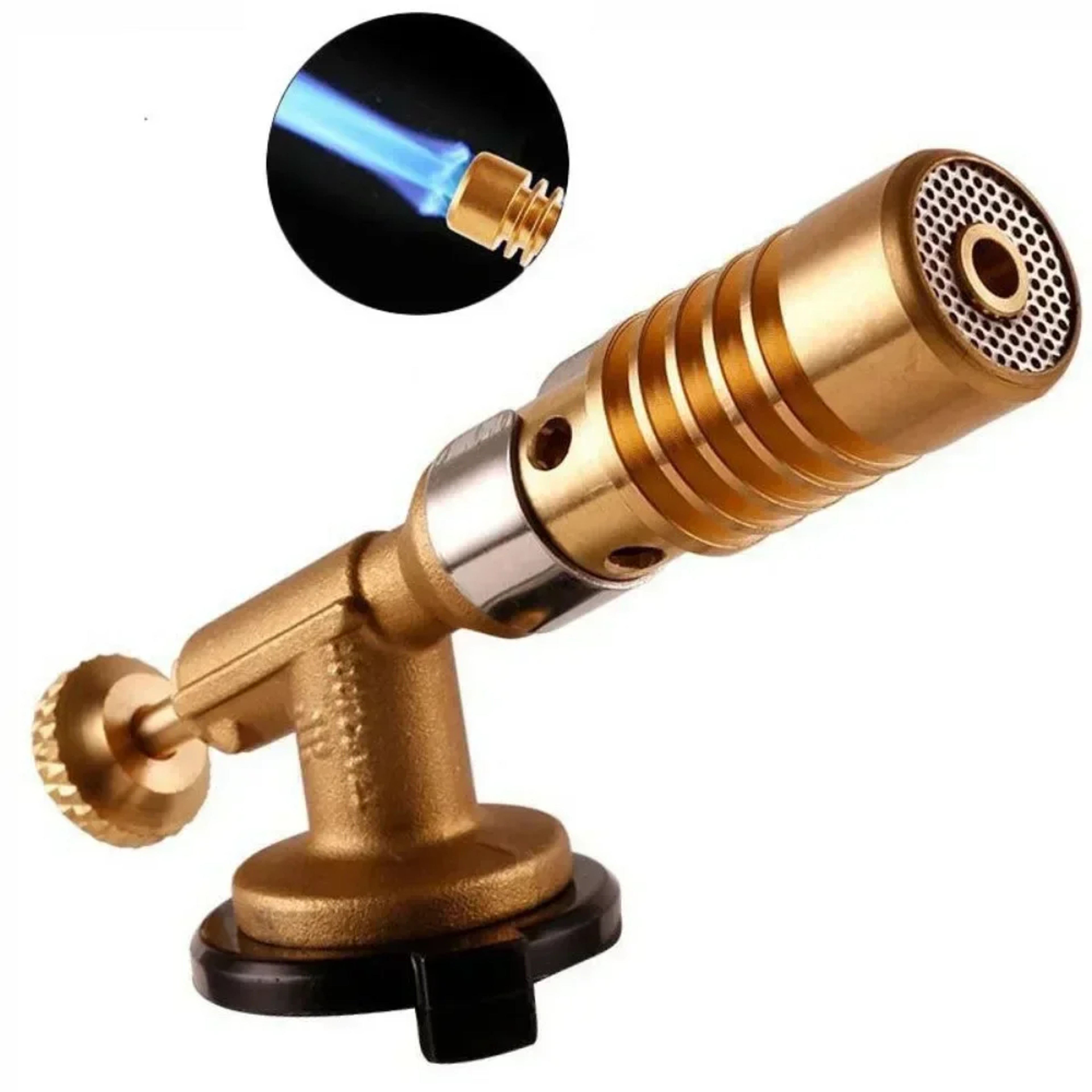 Portable Butane Welding Torch, High Temperature Gas Burner for Camping, BBQ & Outdoor Use – view 1