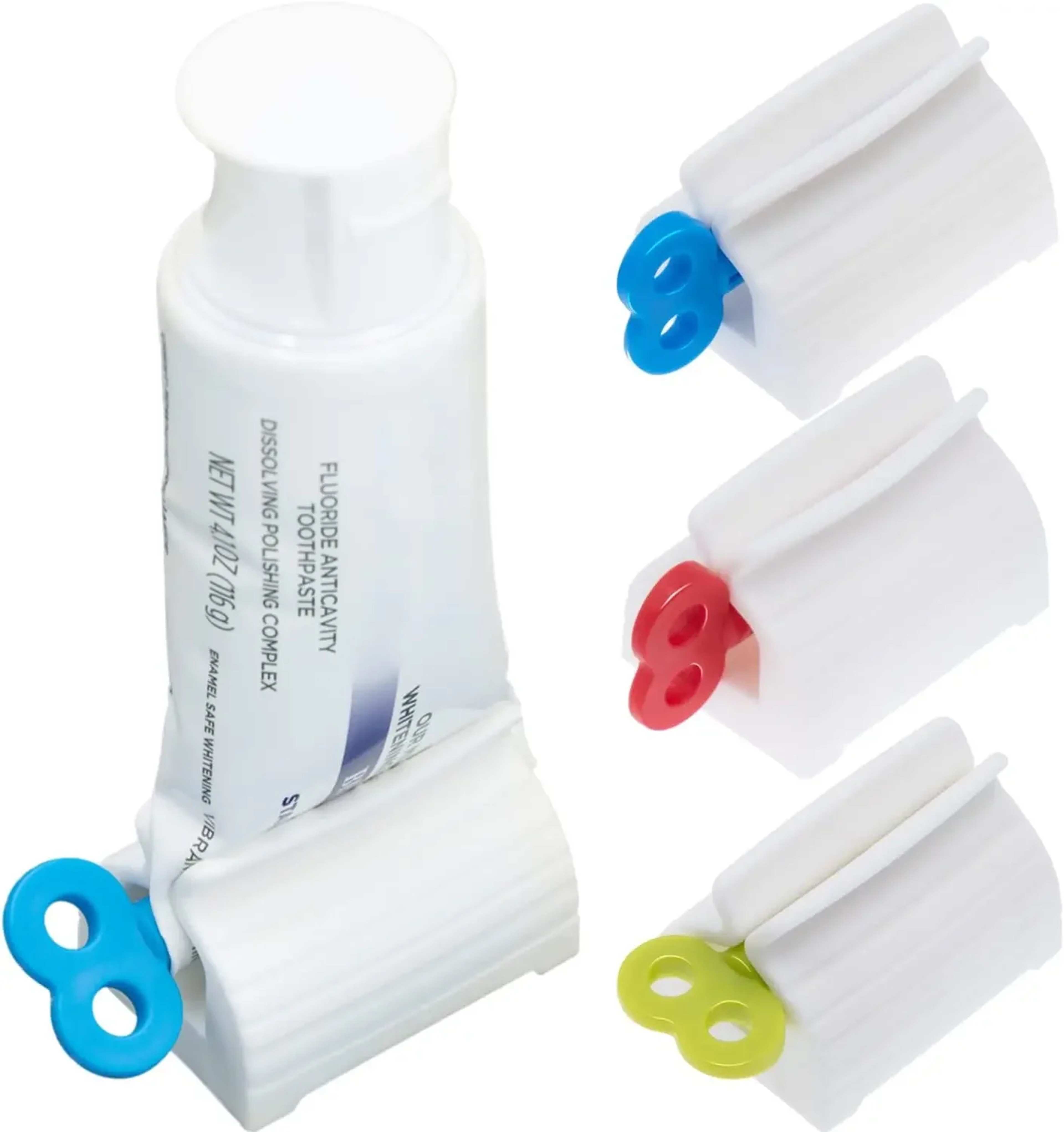 Manual Toothpaste Tube Squeezer ClipOn Facial Cleanser Lotion Squeezer Multifunctional Squeezing To 2