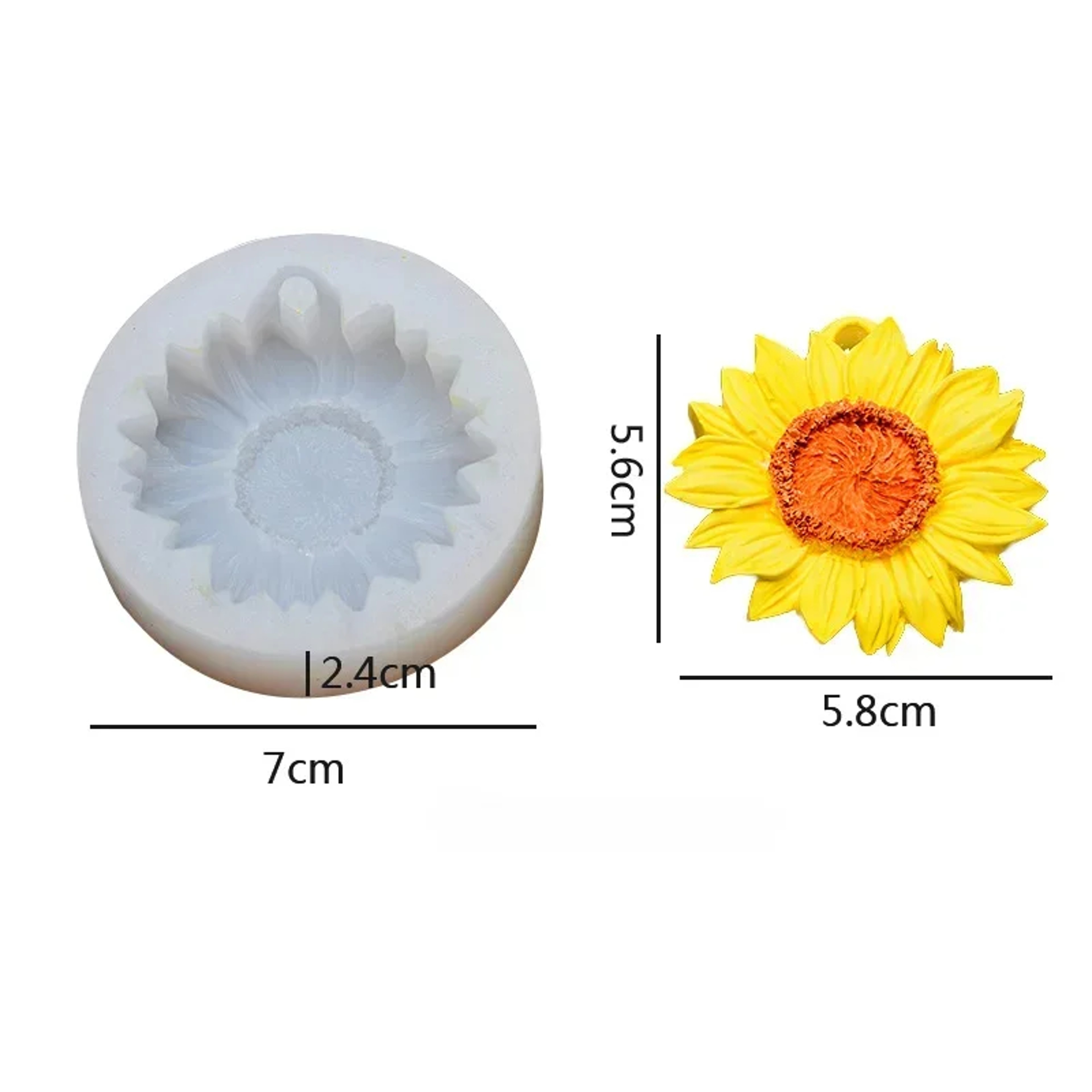 Sunflower Silicone Mould Resin for Candle Soap Aromatherapy Chocolate Craft Making – view 7