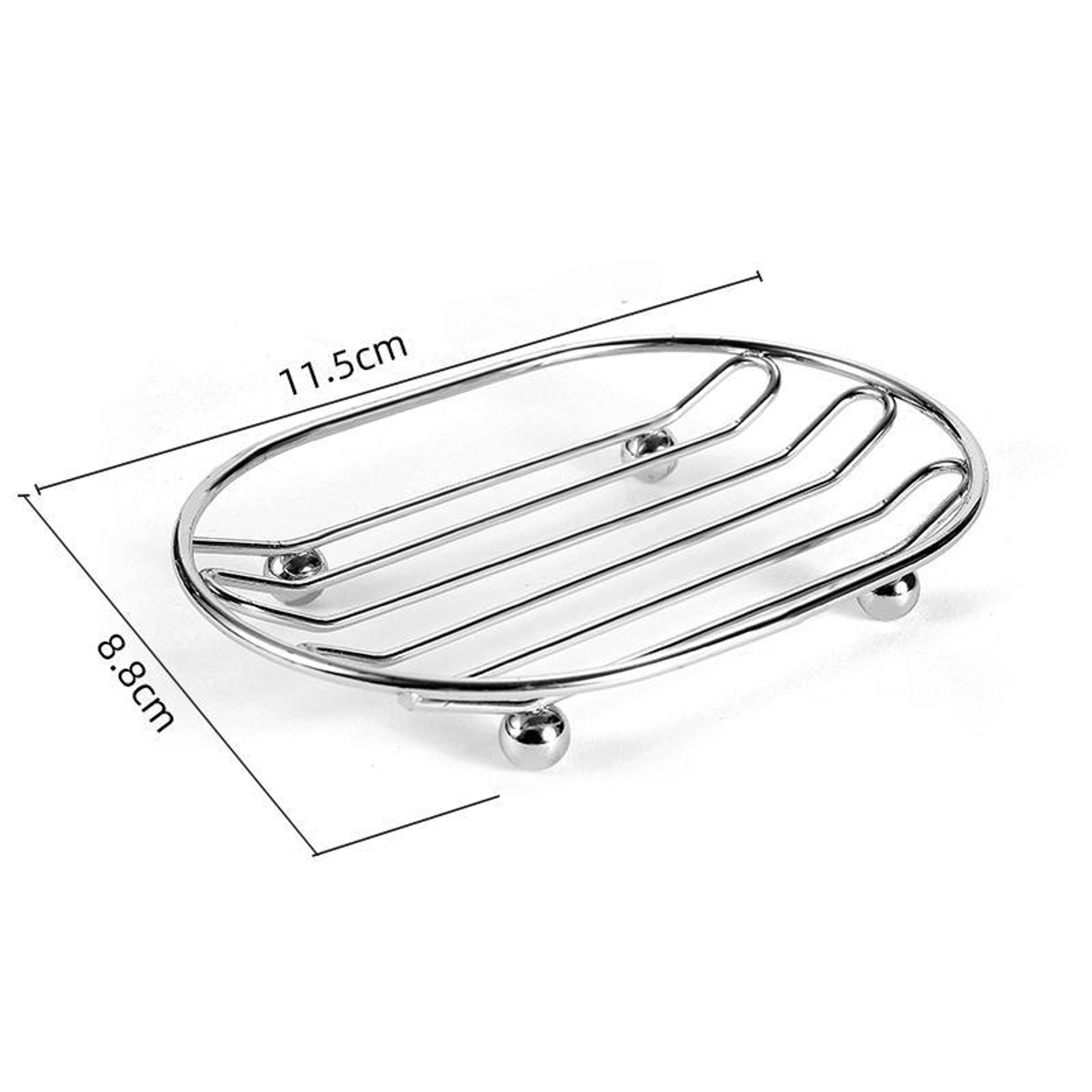Bathroom Soap Holder with Metal Drainage Design, Toilet Soap Filter Rack – view 4