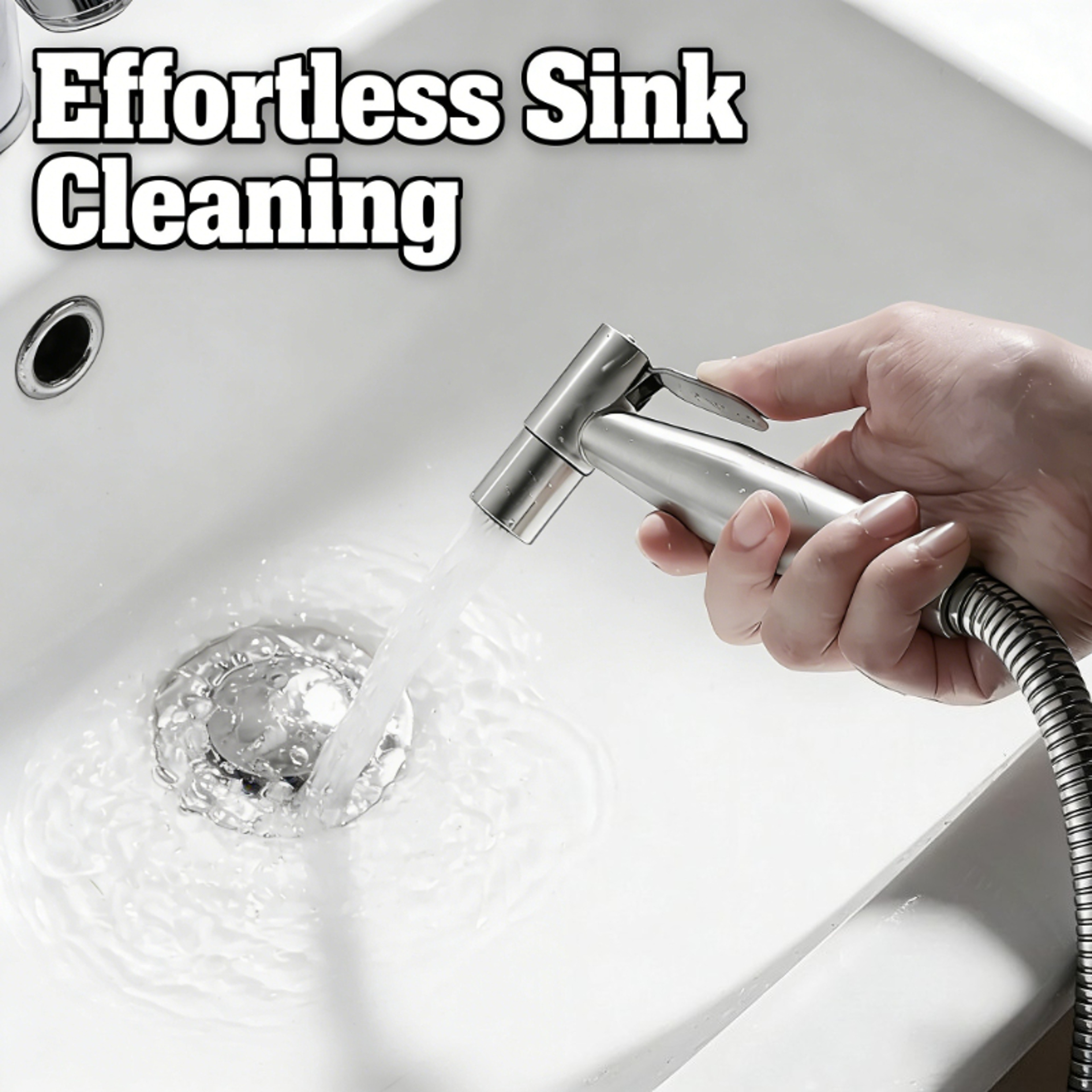 High Pressure Flushing Stainless Steel Toilet Bidet Sprayer Set for Bathroom Cleaning – view 1