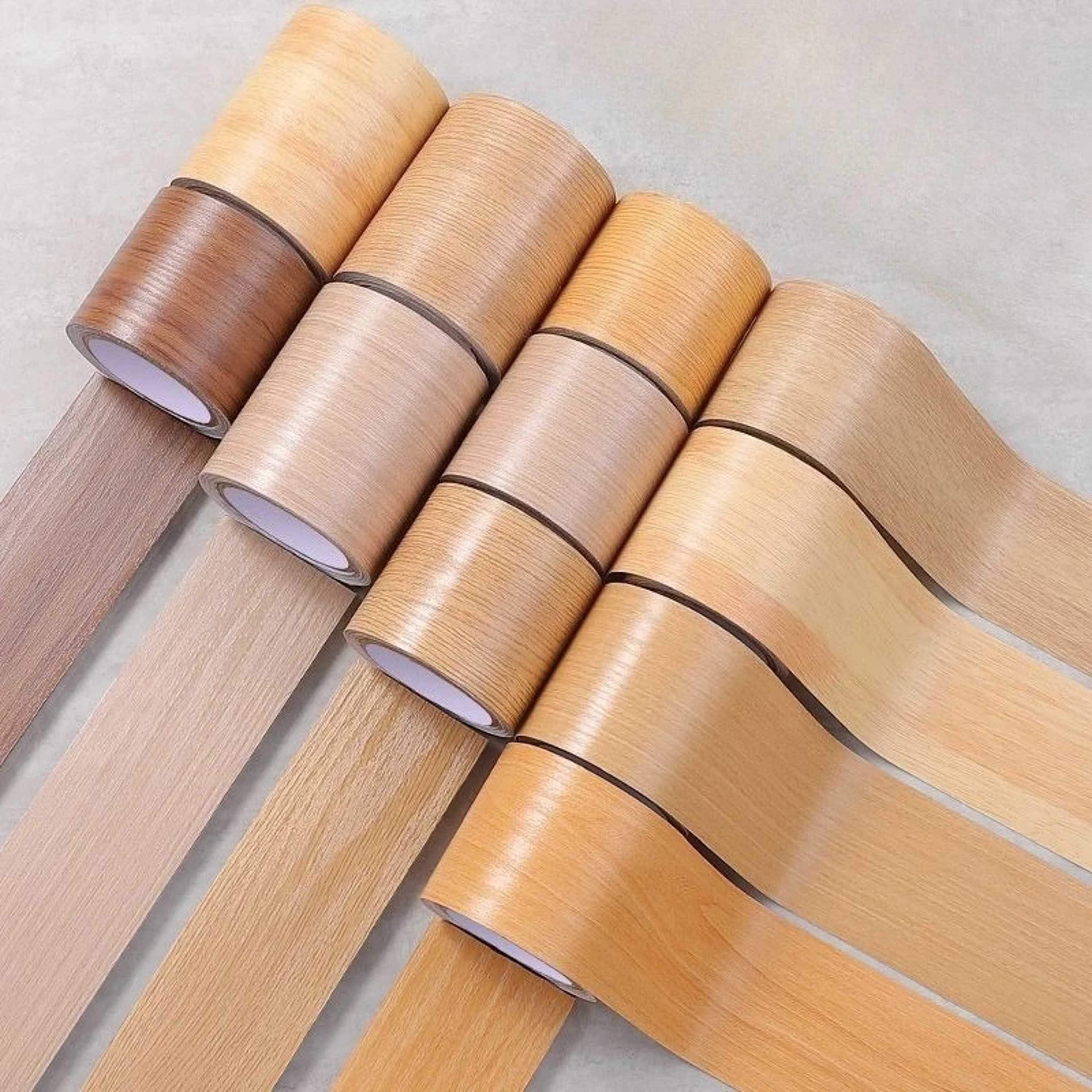 Wood Grain Sticker Adhesive Tape, Waterproof Simulated Wood Grain Tape for Home Furniture and Wall Repair – view 1