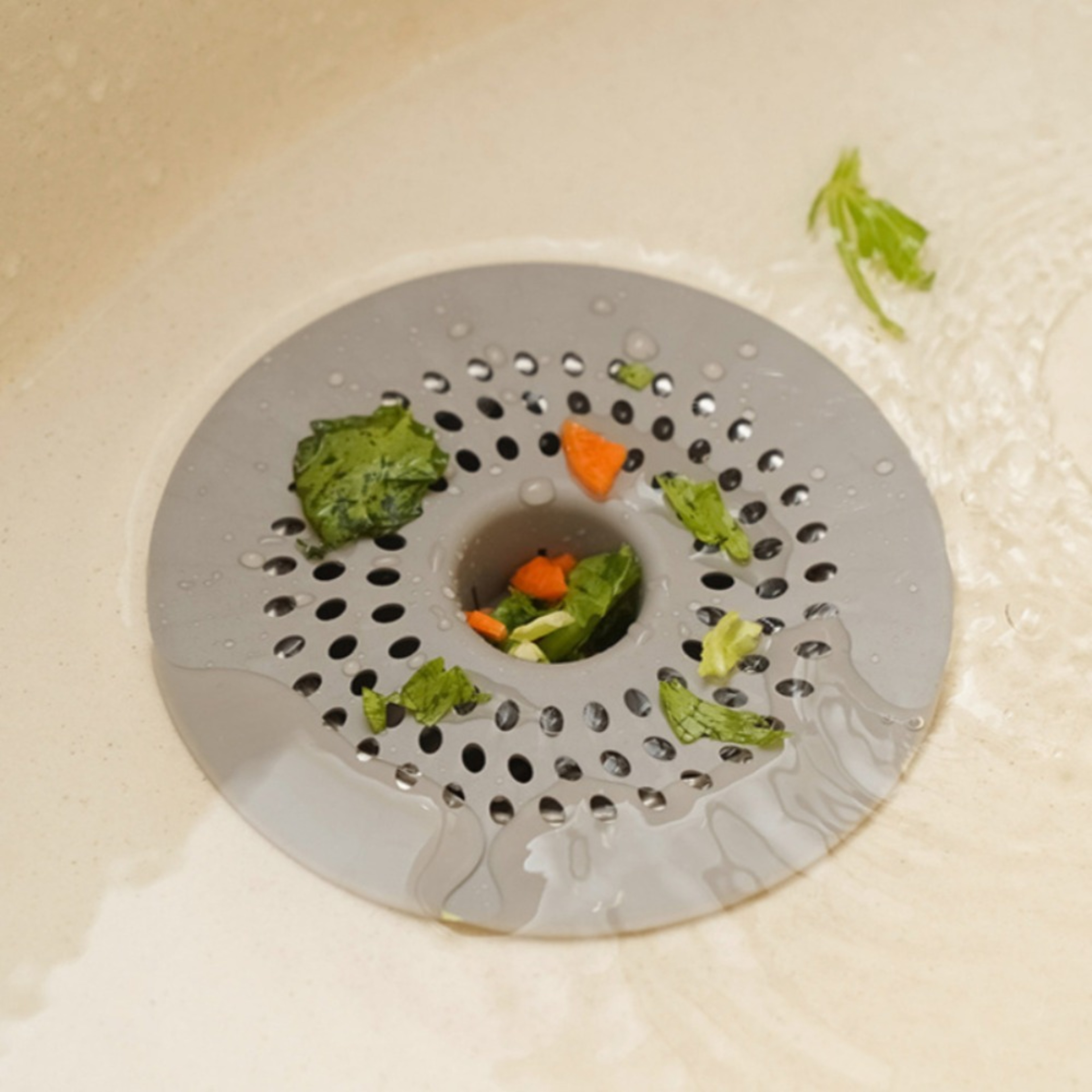 Anti Clogging Hair Catcher for Bathroom Shower Drain, Multifunctional Silicone Drain Strainer Protection – view 6