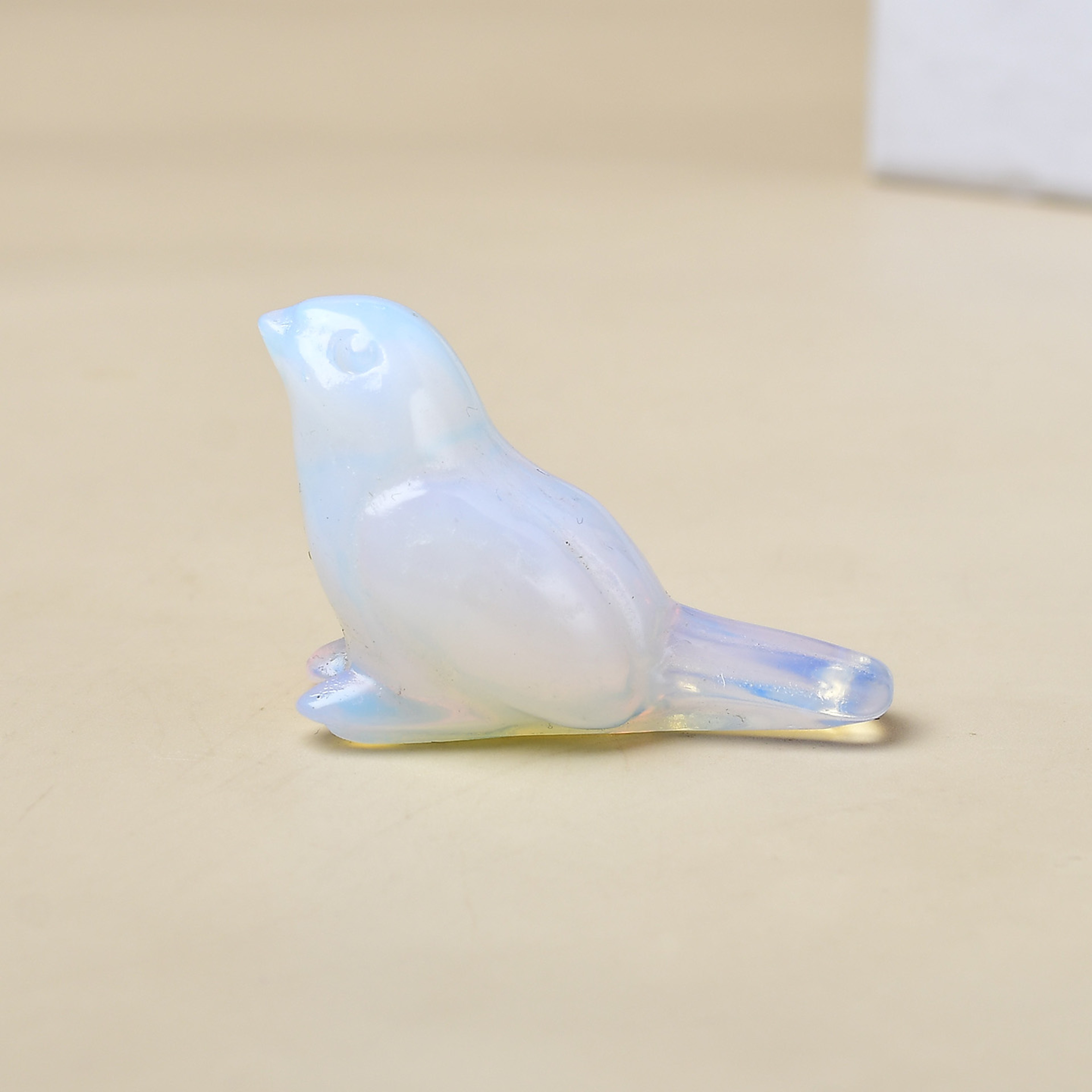 Carved Natural Crystal Bird, Unique Crystal Gift, Decorative Home Item for Elegance – view 5
