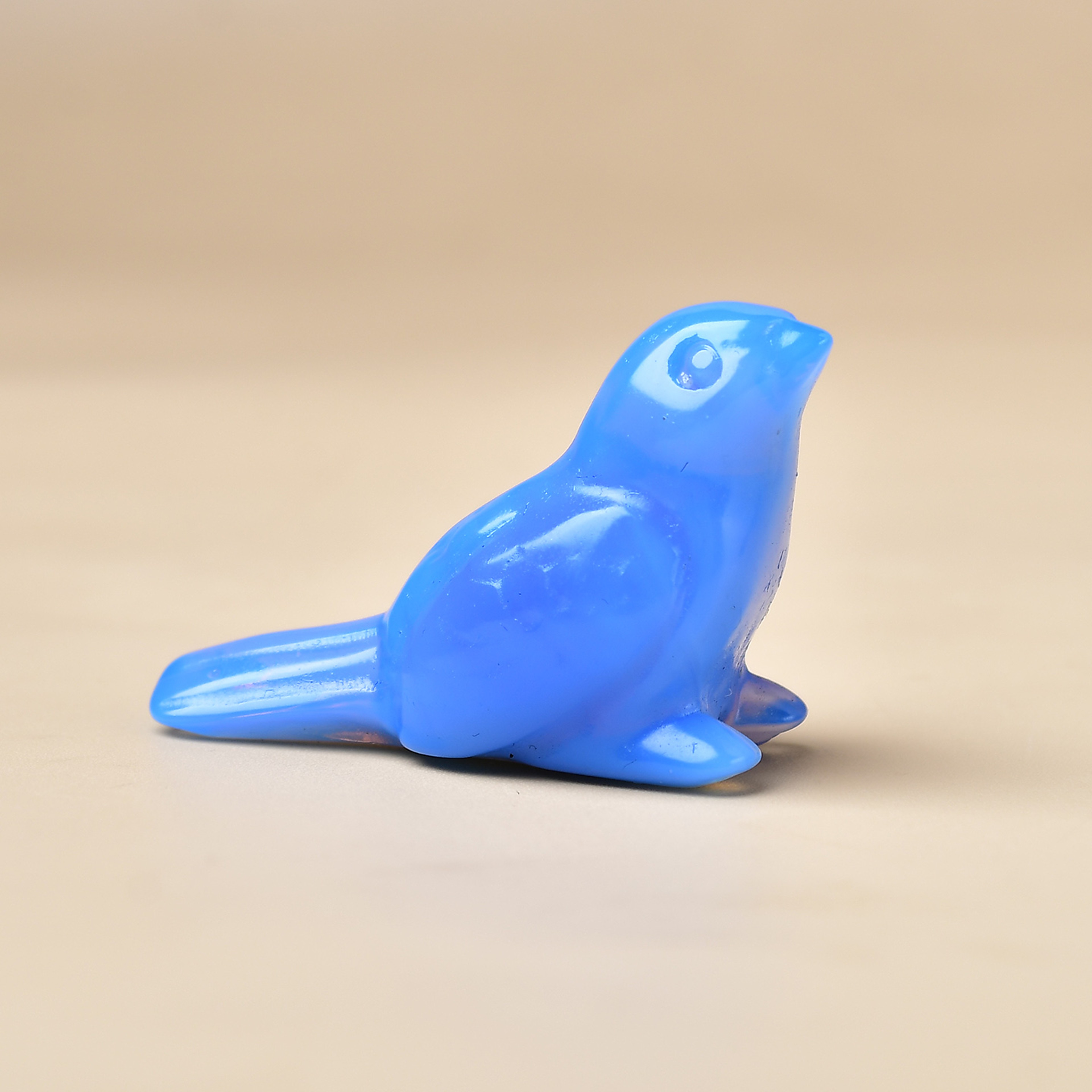 Carved Natural Crystal Bird, Unique Crystal Gift, Decorative Home Item for Elegance – view 8