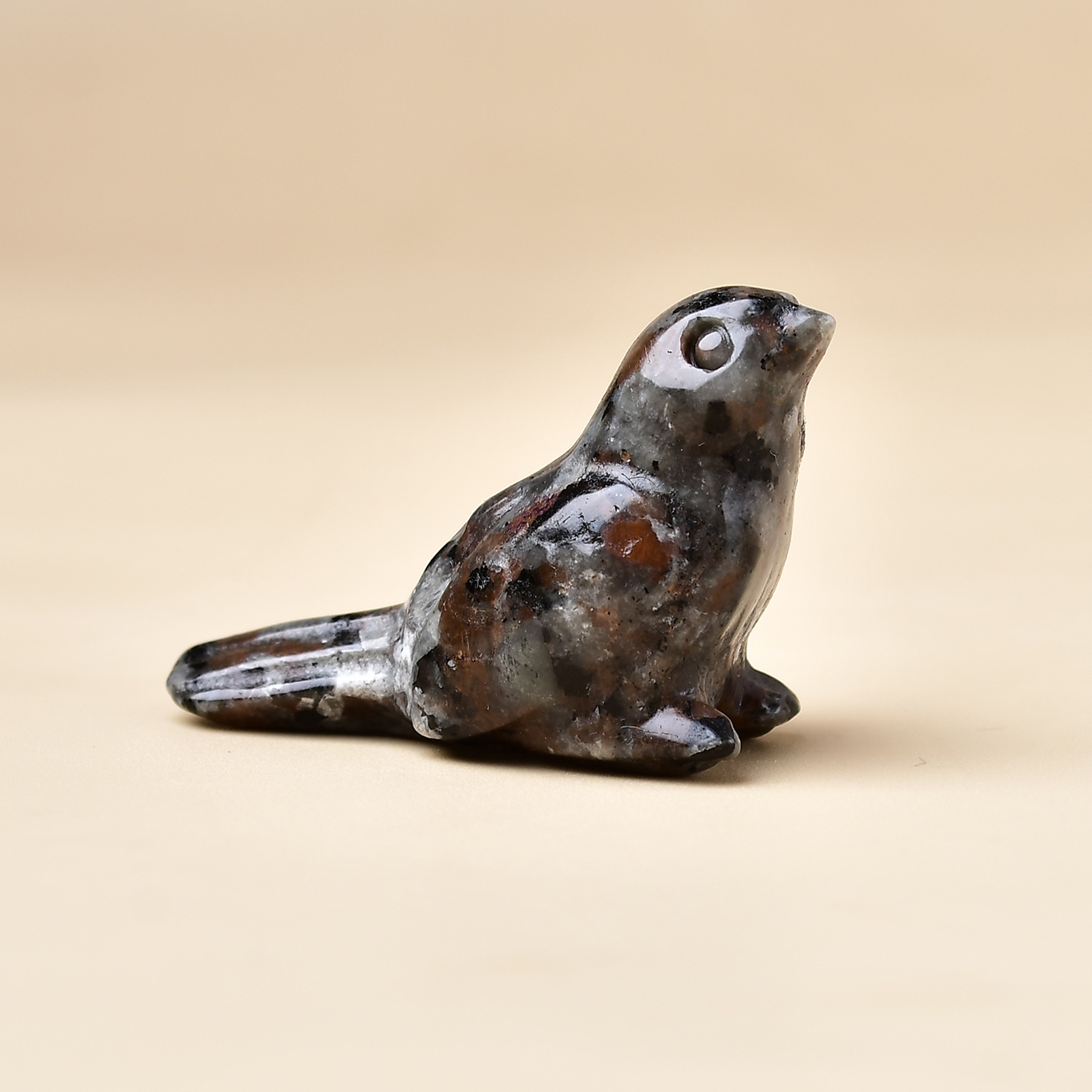 Carved Natural Crystal Bird, Unique Crystal Gift, Decorative Home Item for Elegance – view 9