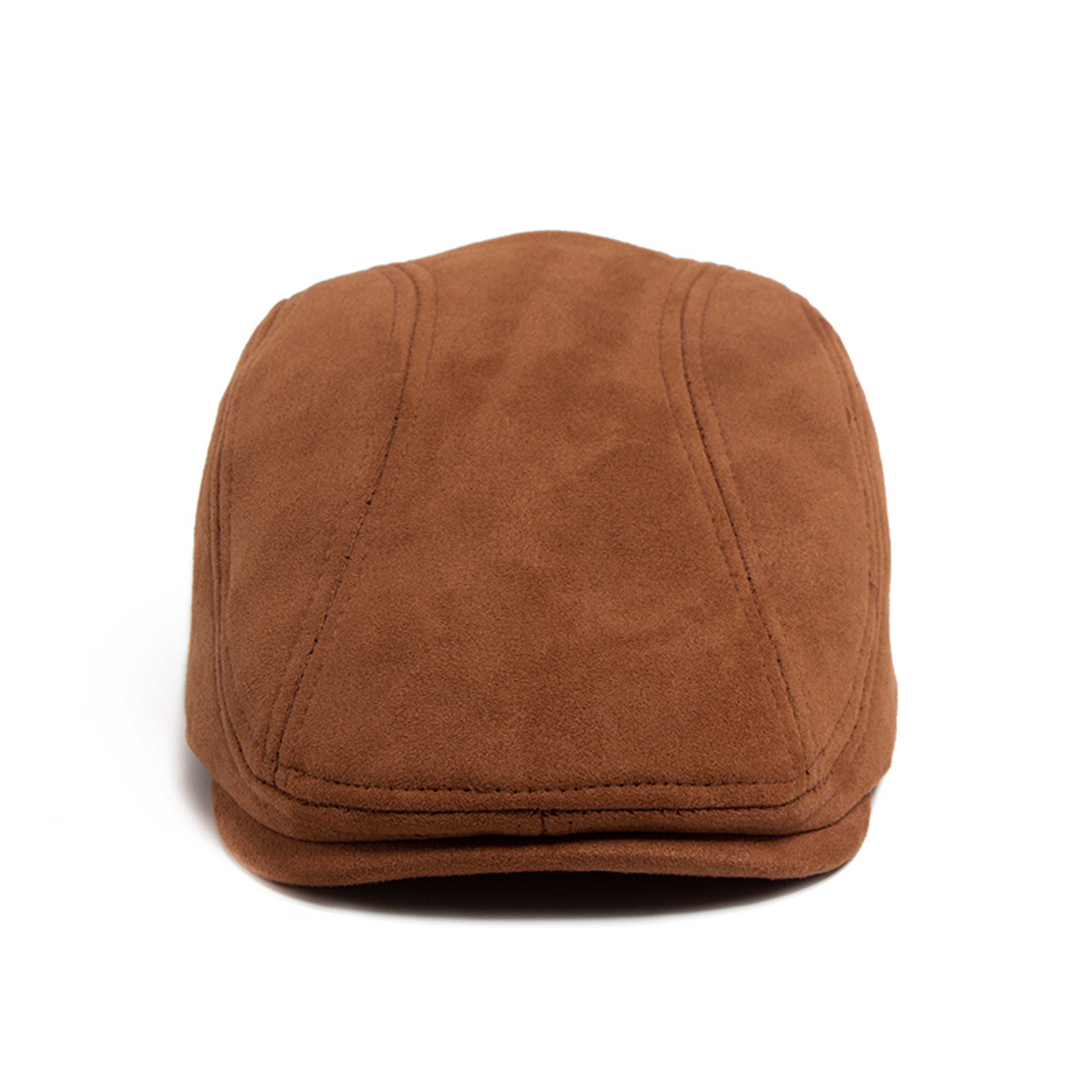 Vintage Men Women Newsboy Hat, New Suede Autumn Winter Beret, Casual Flat Visor Cap Berets for Head Circumference – view 2