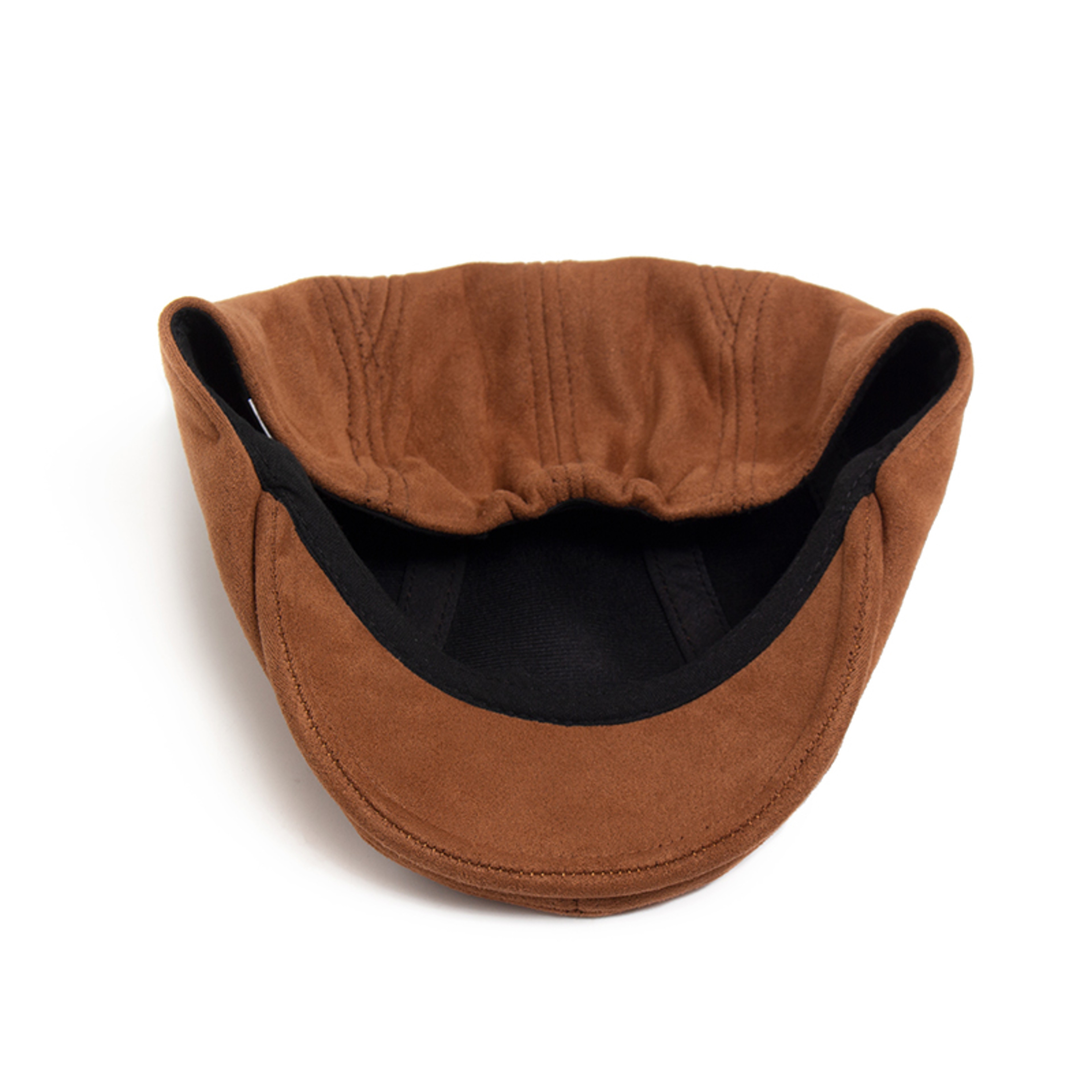 Vintage Men Women Newsboy Hat, New Suede Autumn Winter Beret, Casual Flat Visor Cap Berets for Head Circumference – view 6