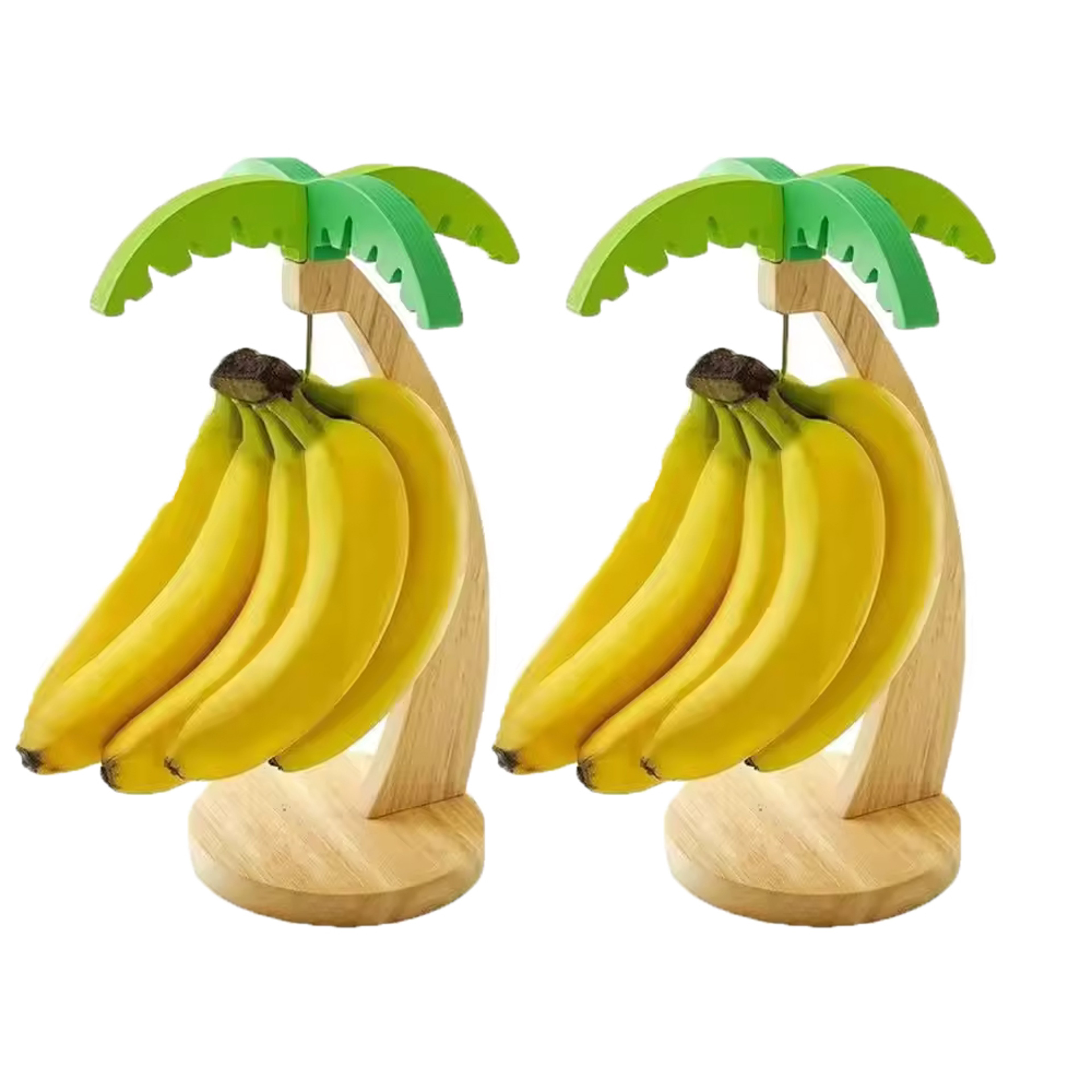 Palm Tree Wooden Banana Hanger, Modern Minimalist Kitchen Storage Rack, Multi-Purpose Home Decor, Trendy Gadget – view 7