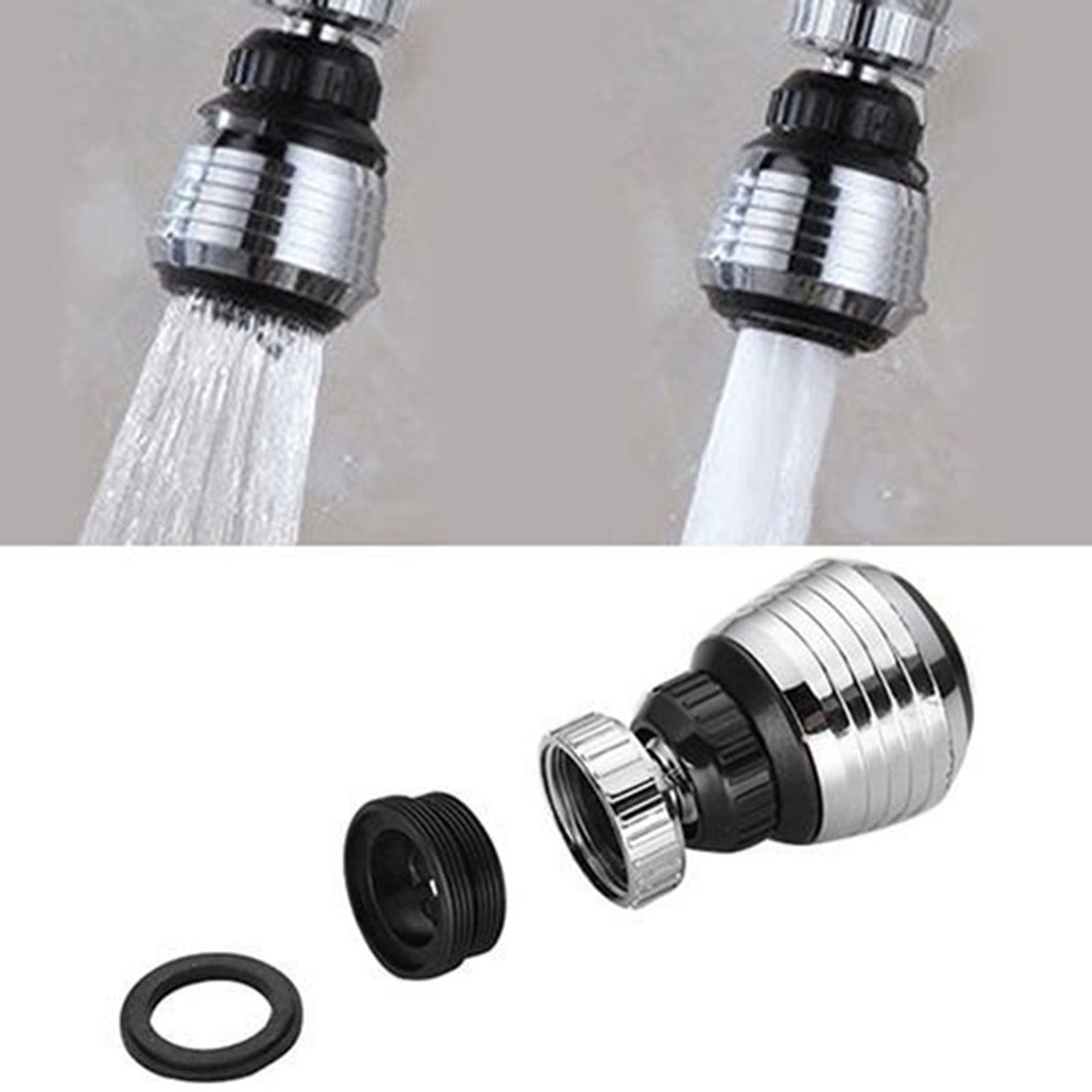 Water Saving Faucet Kitchen Aerator, Bubbler Filter Shower Head, Tap Connector – view 6