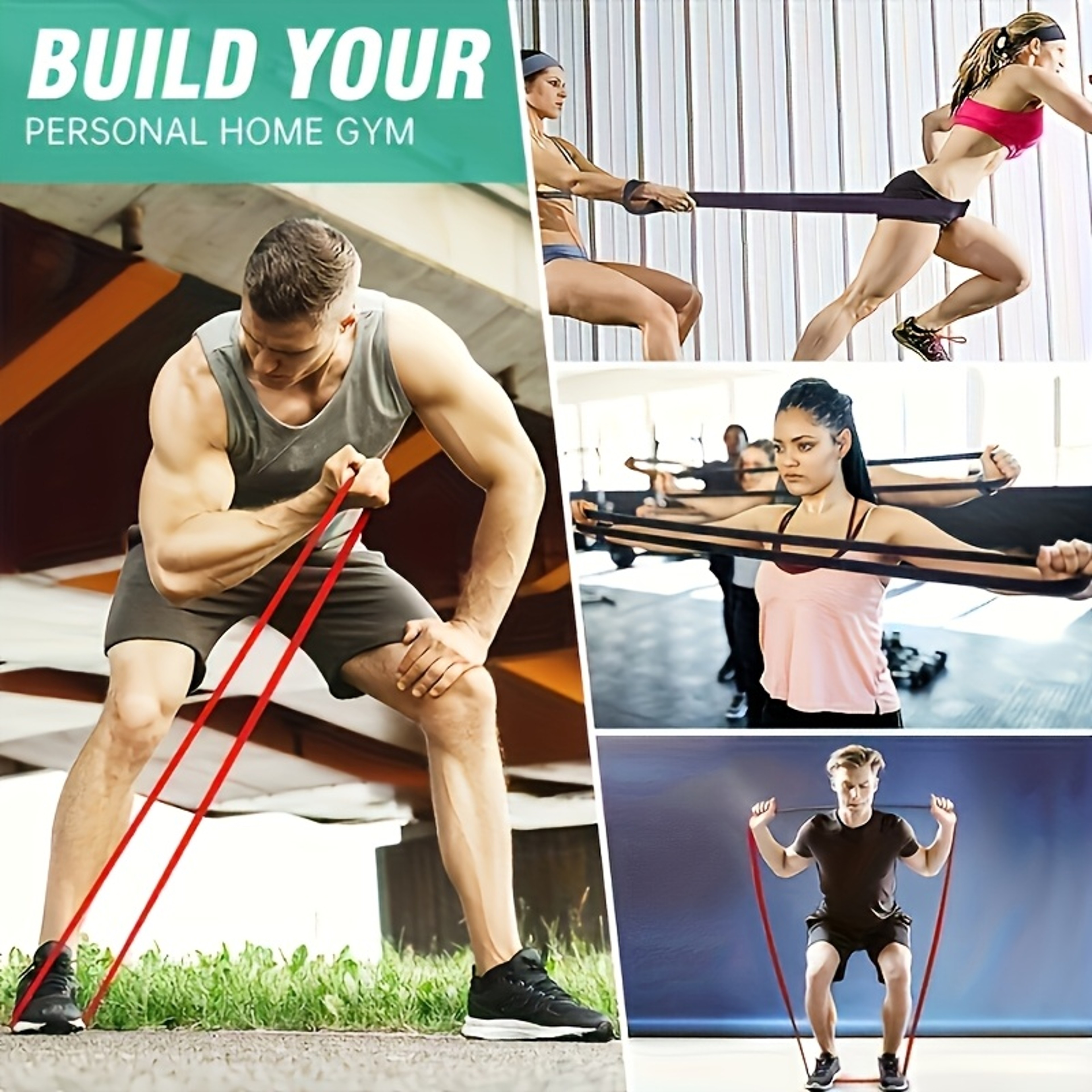 PullUp Bands Resistance Bands Set Leg Exercise Straps For Gym Fitness Home Workout 1
