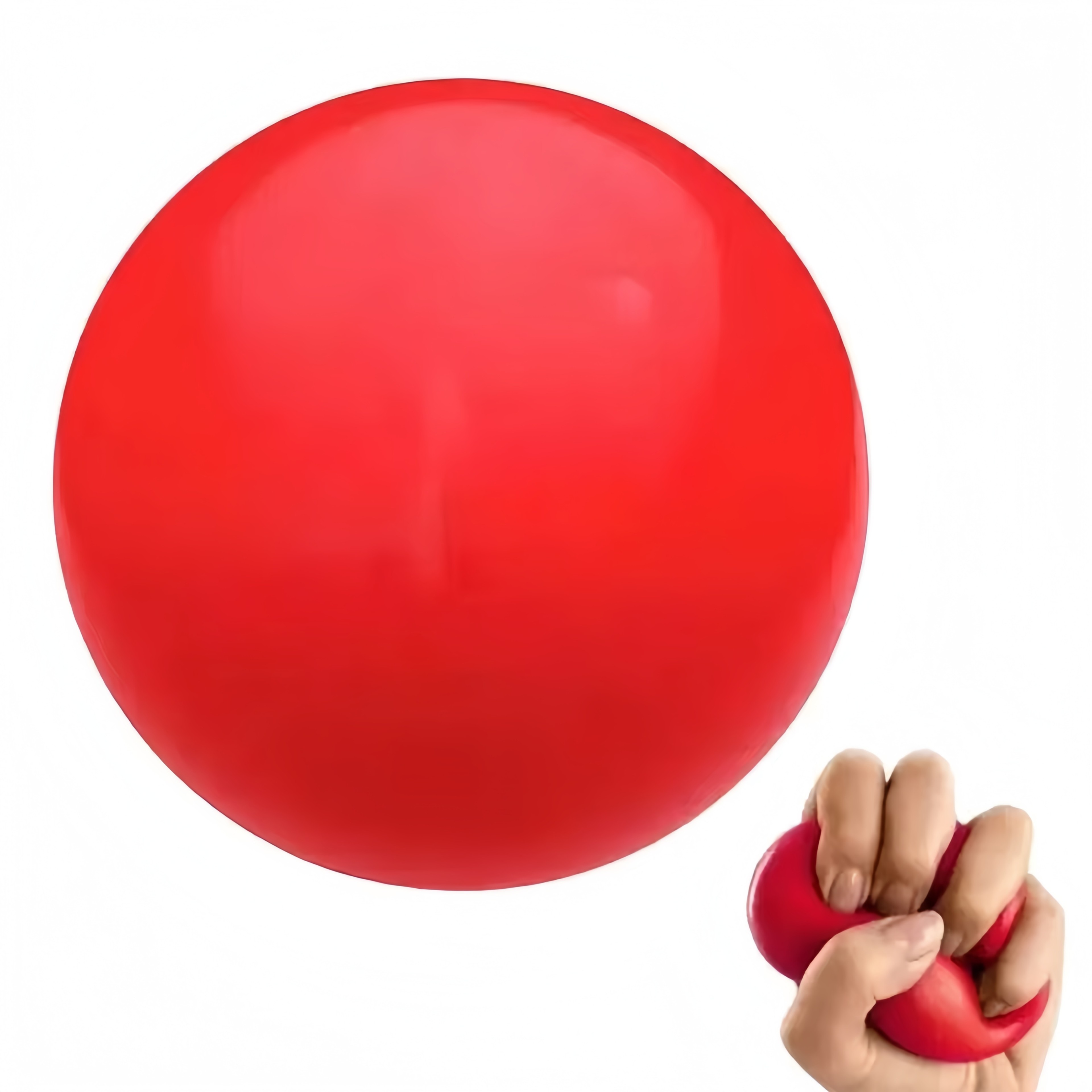 Reusable Stress Relief Squeeze Ball High Density Foam Hand Exercise Grip Strength Trainer 0