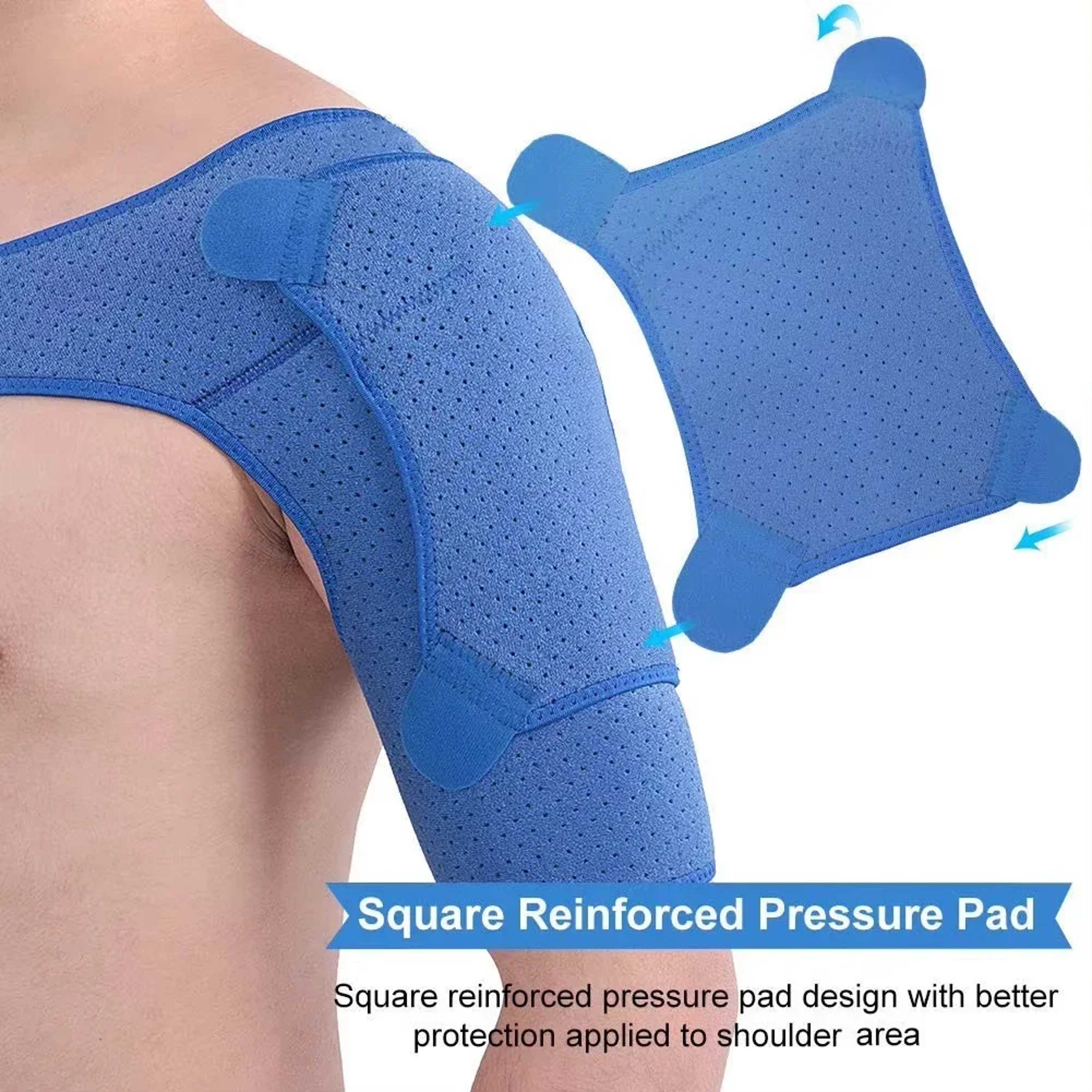 Compression Sleeve For Rotator Cuff Shoulder Compression For MenWomen Adjustable Support Brace For  2